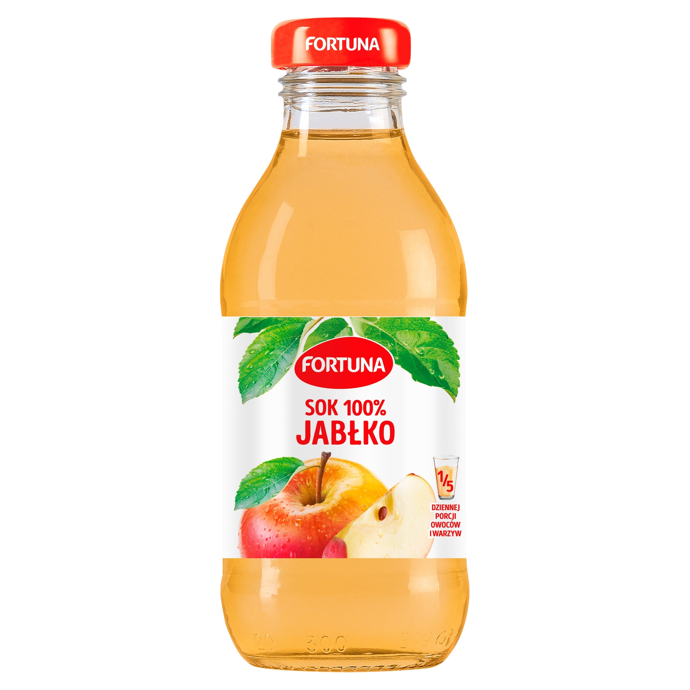 Fortuna Šťáva 100% jablko 15 x 300 ml