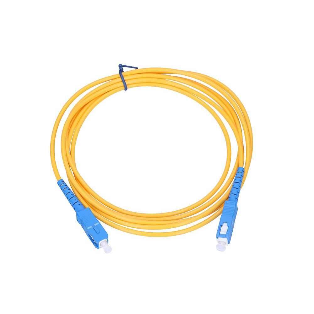 Extralink Sc/ Upc- Sc/ Upc Patchcord Jednomodowy, Simplex, G652D, 3mm, 1m