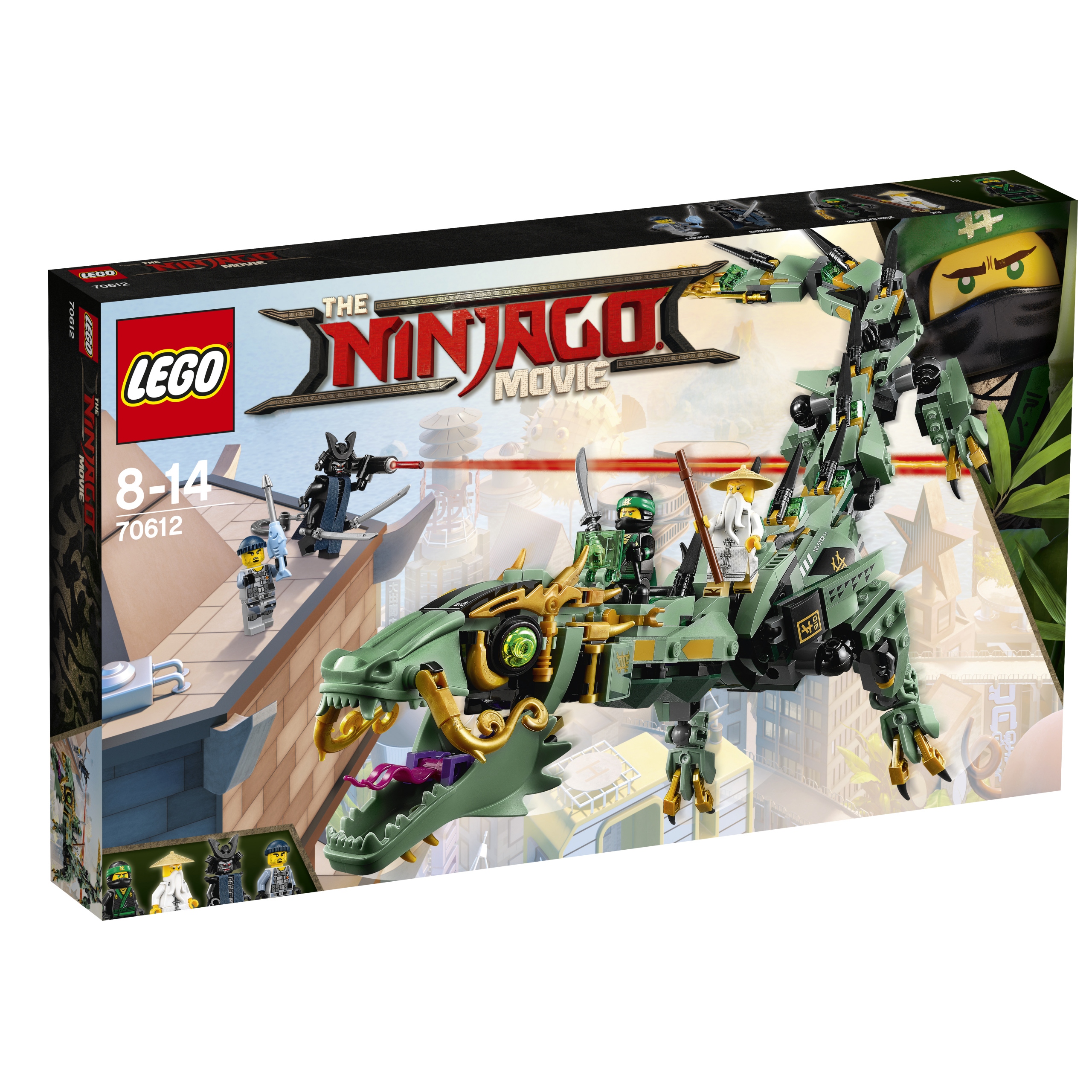 Lego Ninjago Mechanický Drak Zeleného Ninja 70612