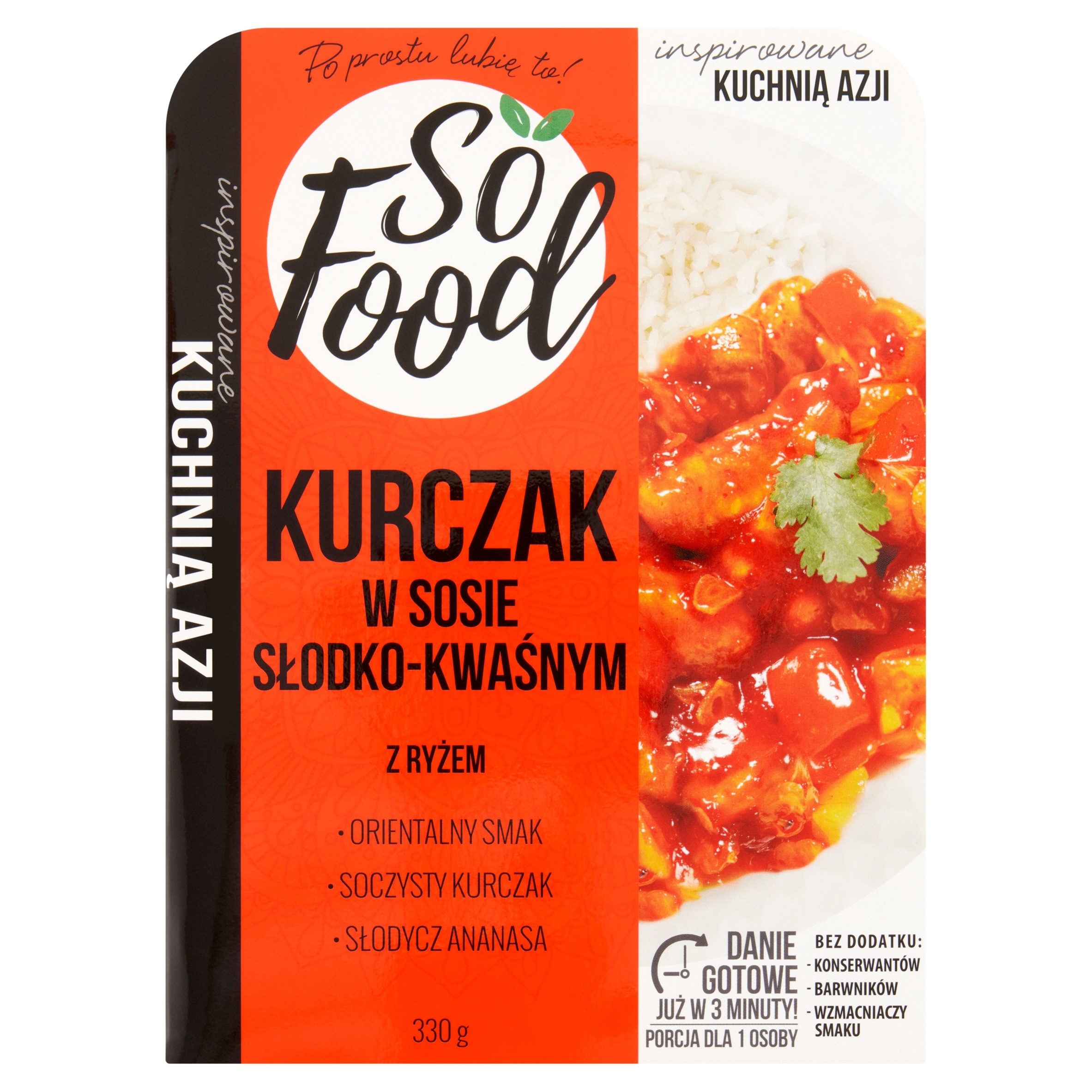 4x Kuře S Rýží V Sladkokyselé Omáčce 330 g So Food