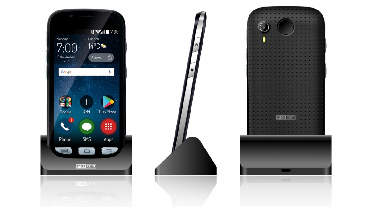 Смартфон Maxcom Smart MS459 2 ГБ / 16 ГБ 4G (LTE) черный