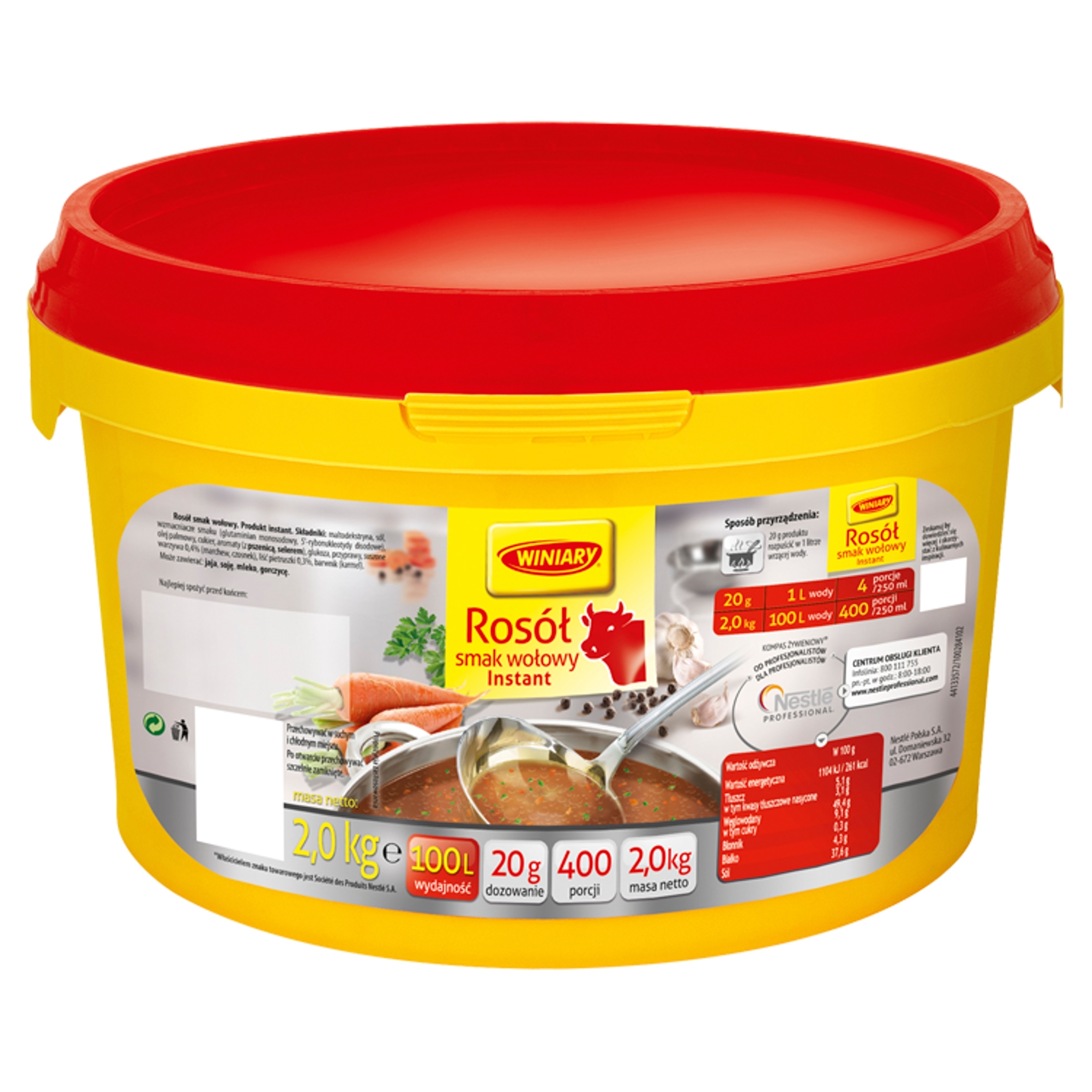 Winiary Hovězí Vývar 2 Kg