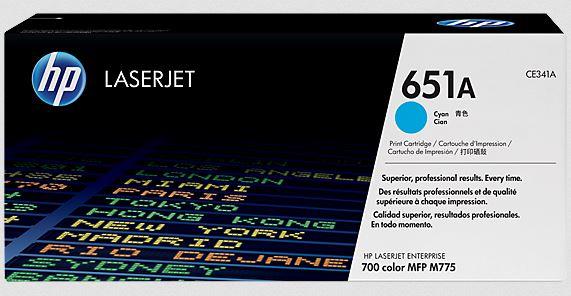 Toner Hp 651A CE341A modrý (cyan)