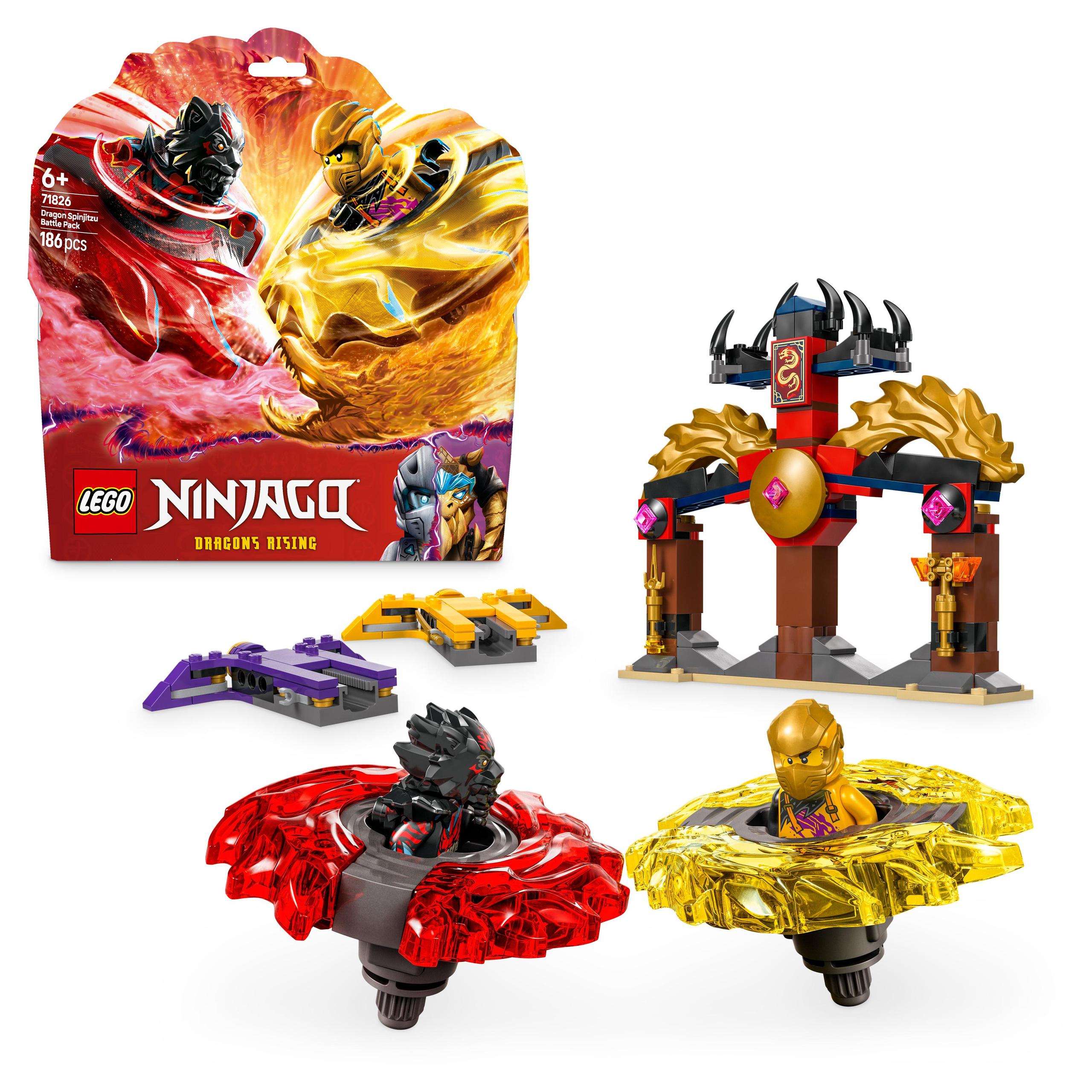 Lego Ninjago 71826 Dračí Spinjitzu Bitevní sada Figurky Stavebnice