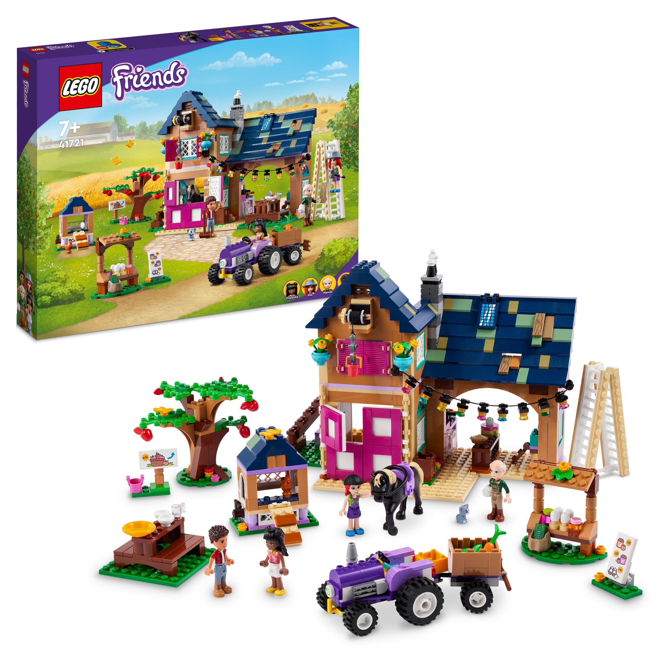 Lego 41721 Friends Ekologická farma Velká Sada Ideální jako Dárek Nové