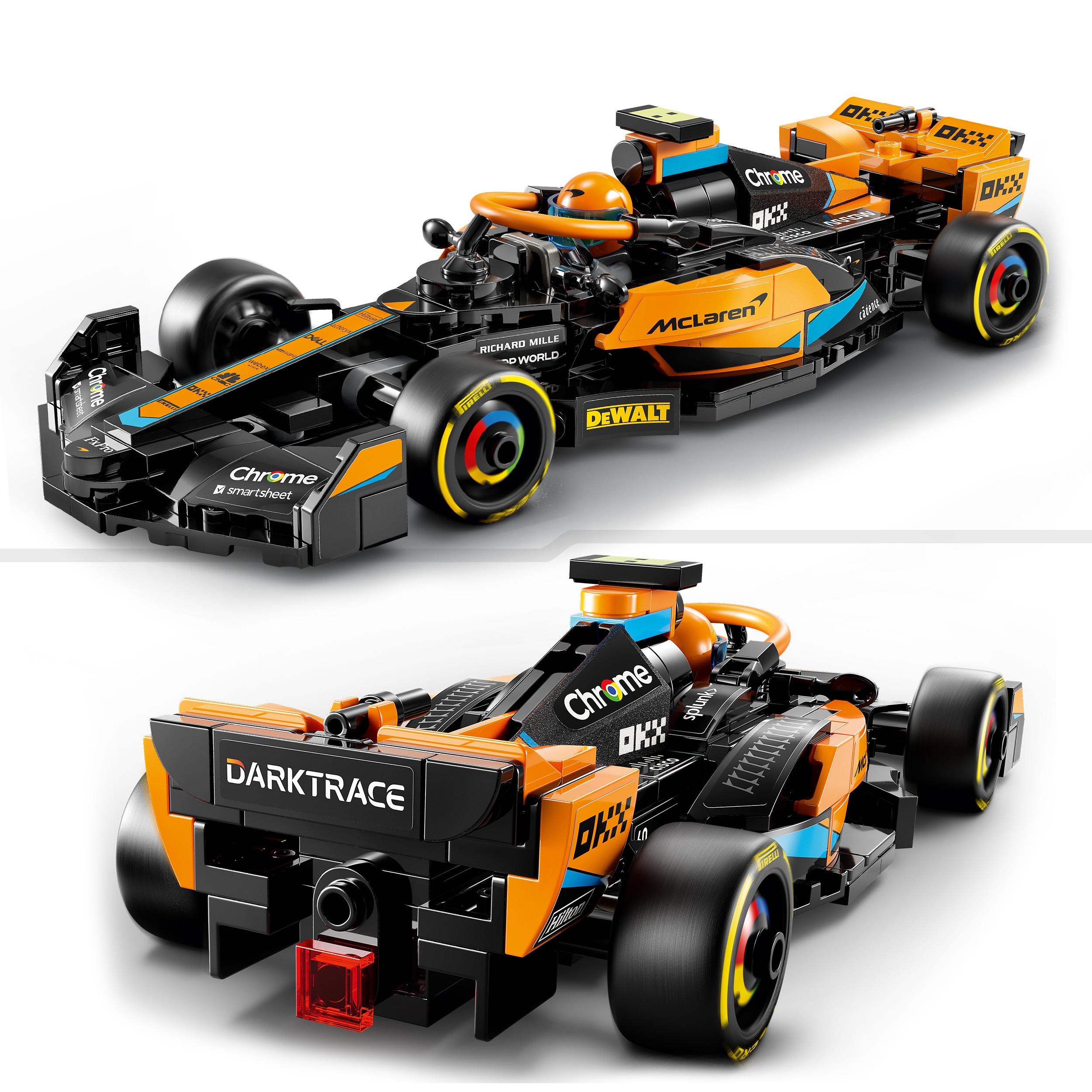 LEGO 76919 Samochód wyścigowy McLaren Formula 1 wersja 2023 + TORBA LEGO Bohater brak