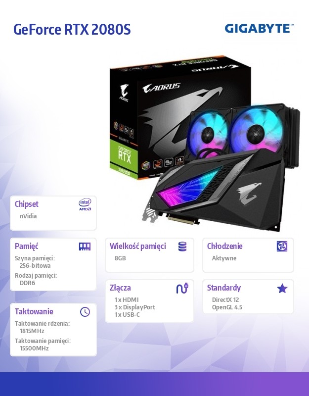 

Gigabyte GeForce Rtx 2080 S 8 Gb GDDR6
