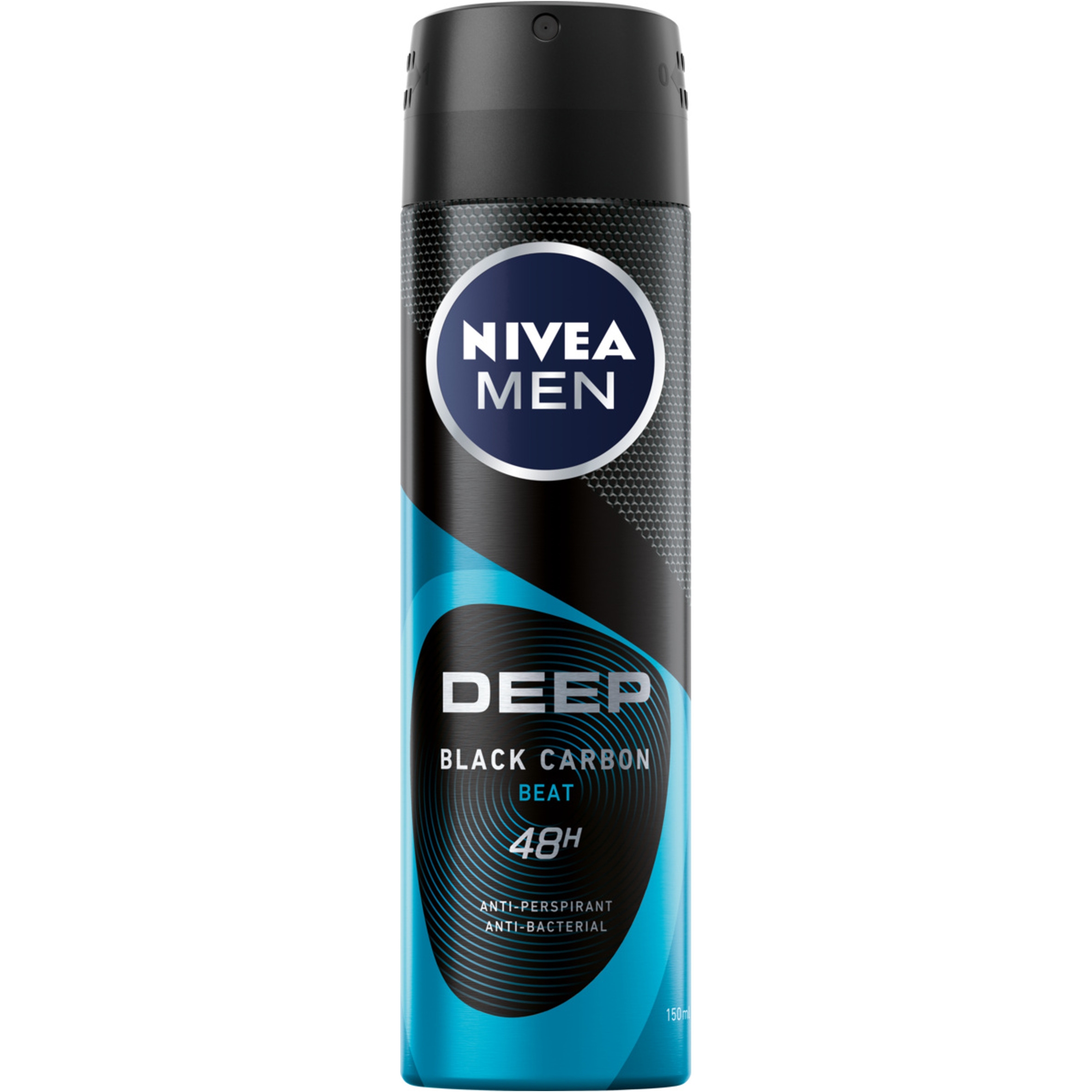 Nivea Men Deep Black Carbon antiperspirant 5x150 ml