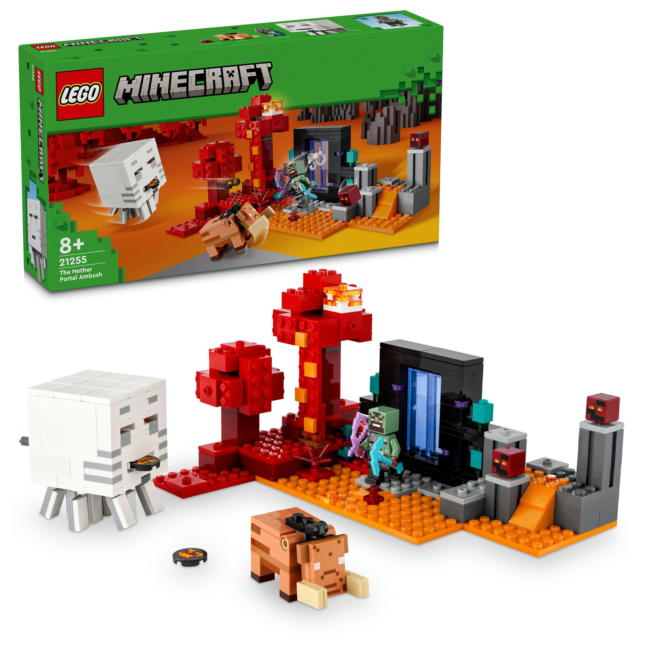LEGO Minecraft 21255 Zasadzka w portalu do Netheru Płeć unisex