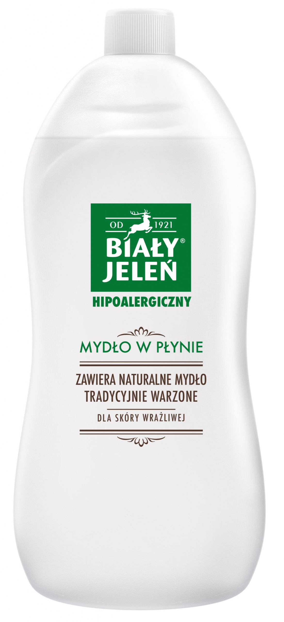 4x Biały Jeleń Tekuté mýdlo hypoalergenní 1 l