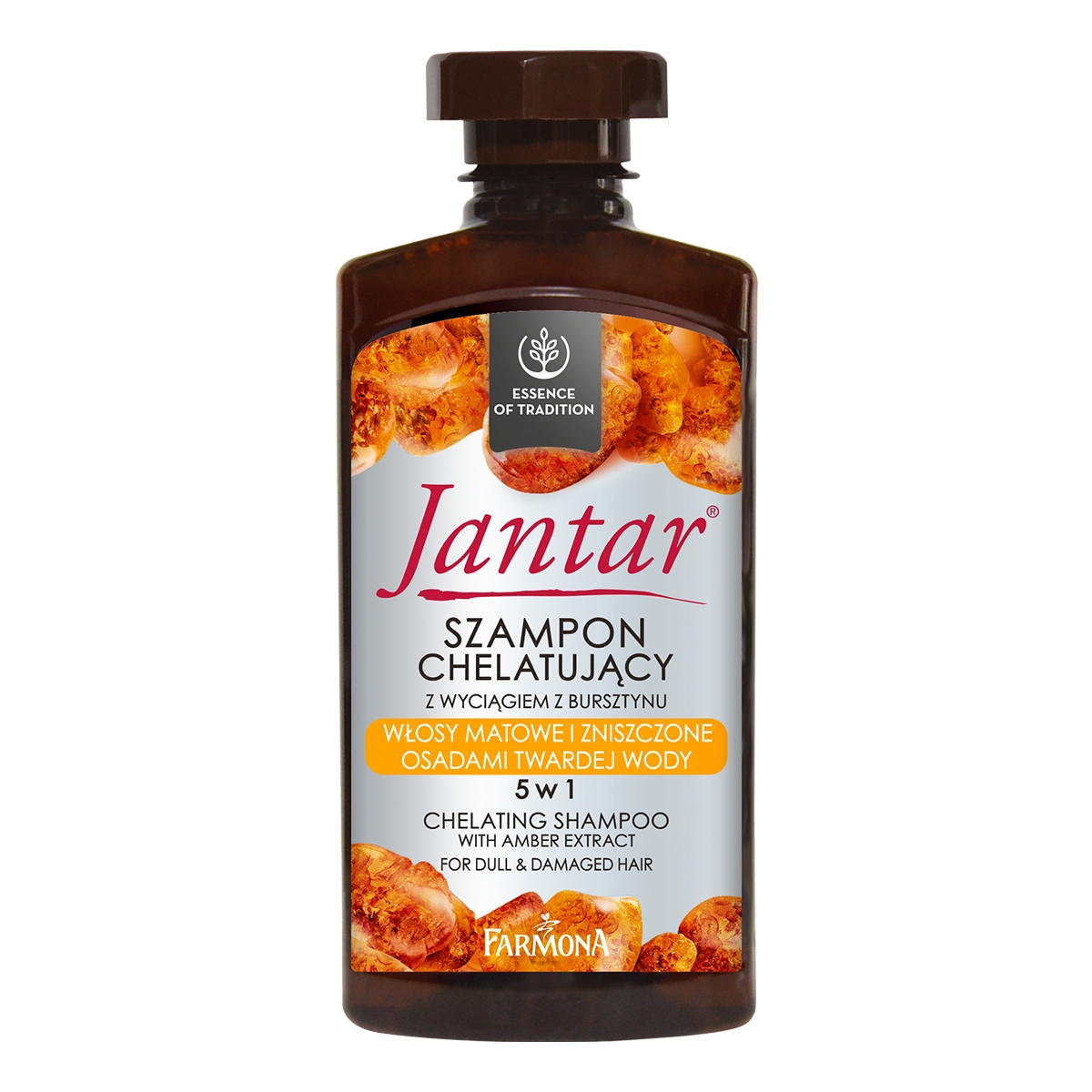 

Jantar Szampon Chelatujący 5w1 Włosy Matowe 330ml