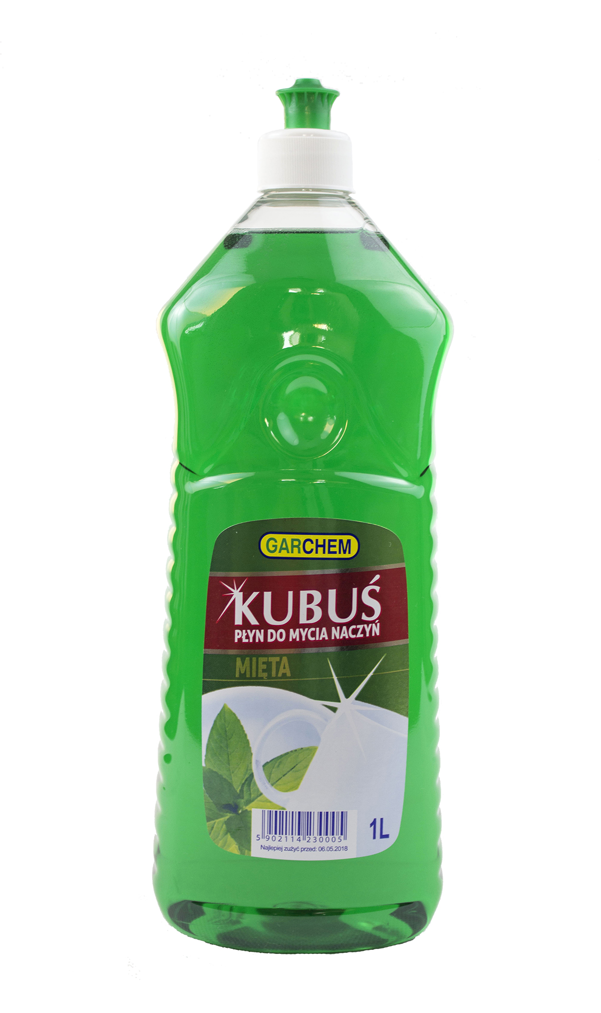 

Płyn do mycia naczyń Kubuś 1L mięta
