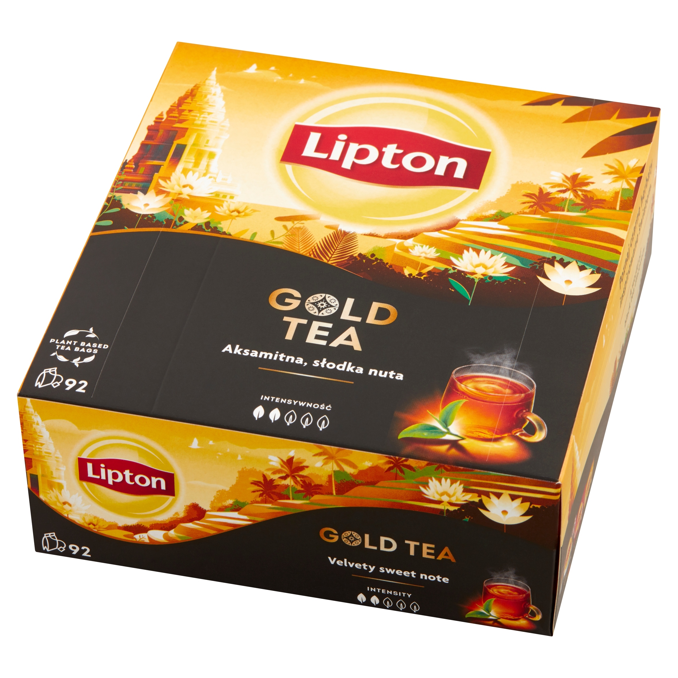Levně Lipton Gold Tea čaj 92 sáčků