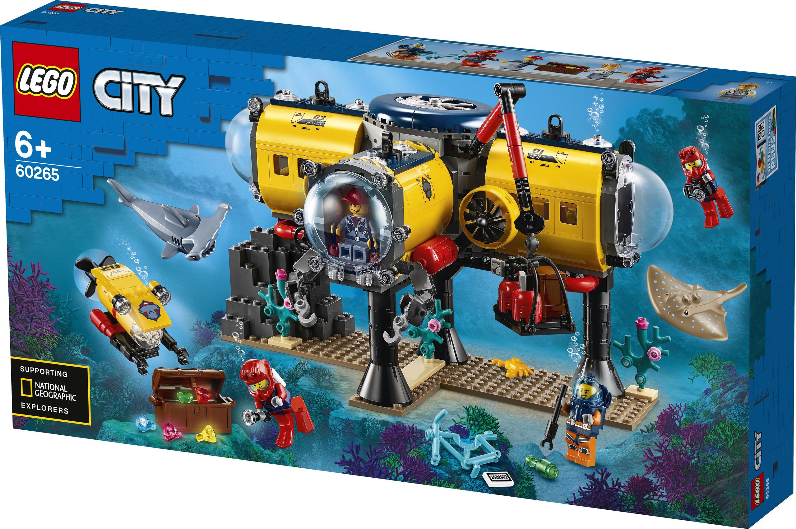 ### Lego City 60265 Databáze výzkumníků oceánu National Geographic