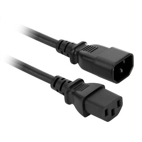 

Kabel zasilający przedłużacz C13-C14 1,5 m