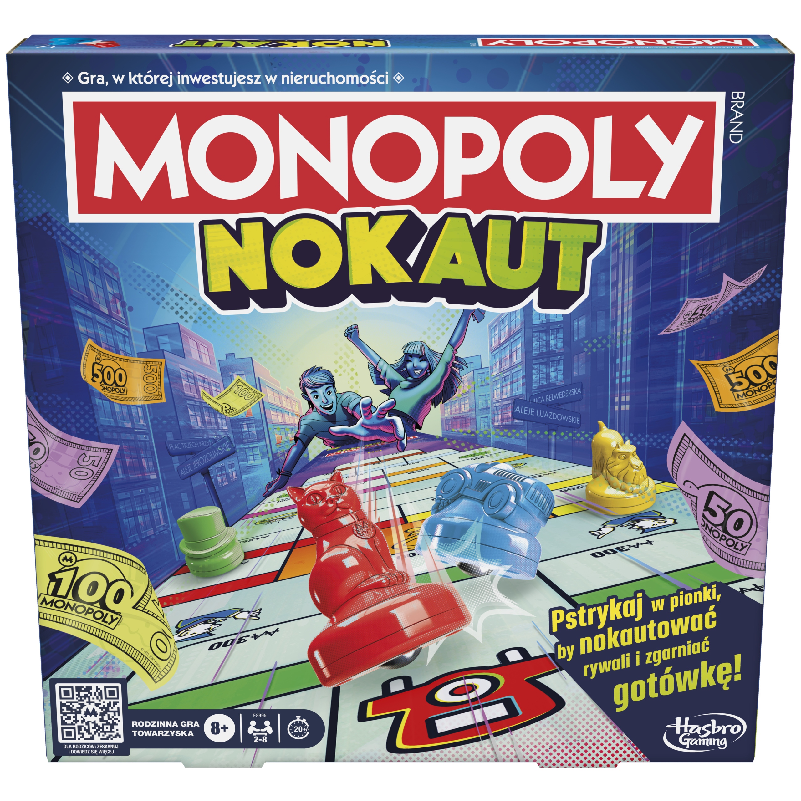 Gra planszowa MONOPOLY NOKAUT Kod producenta F8995