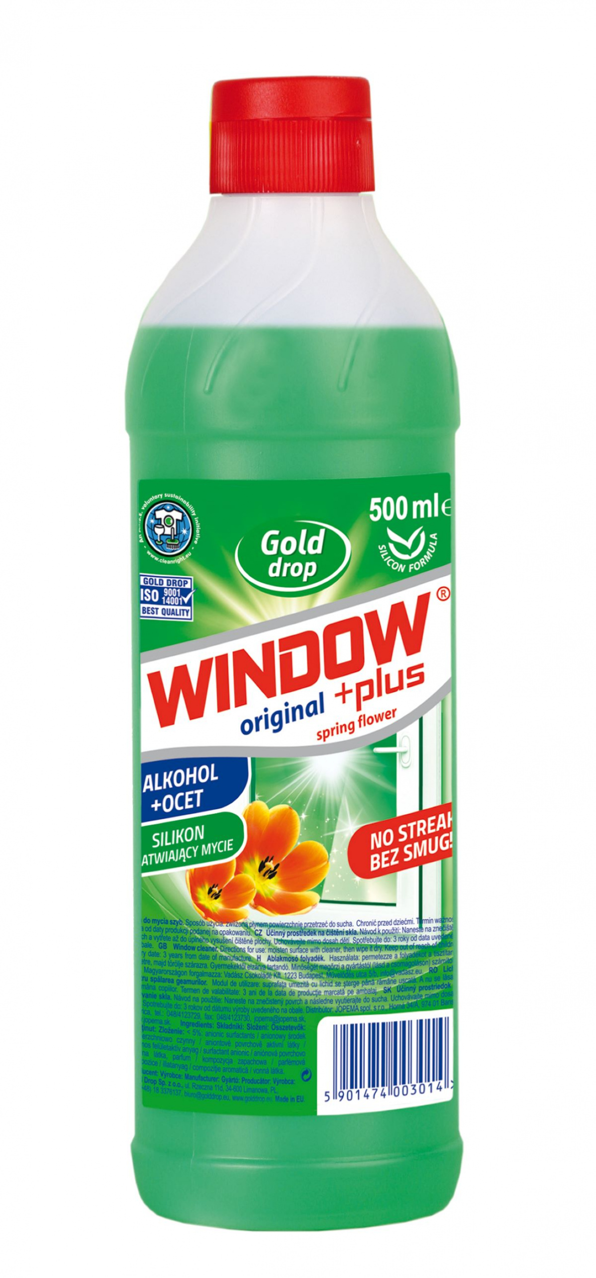 

Windows płyn do mycia okień zapas 500ml z Octem