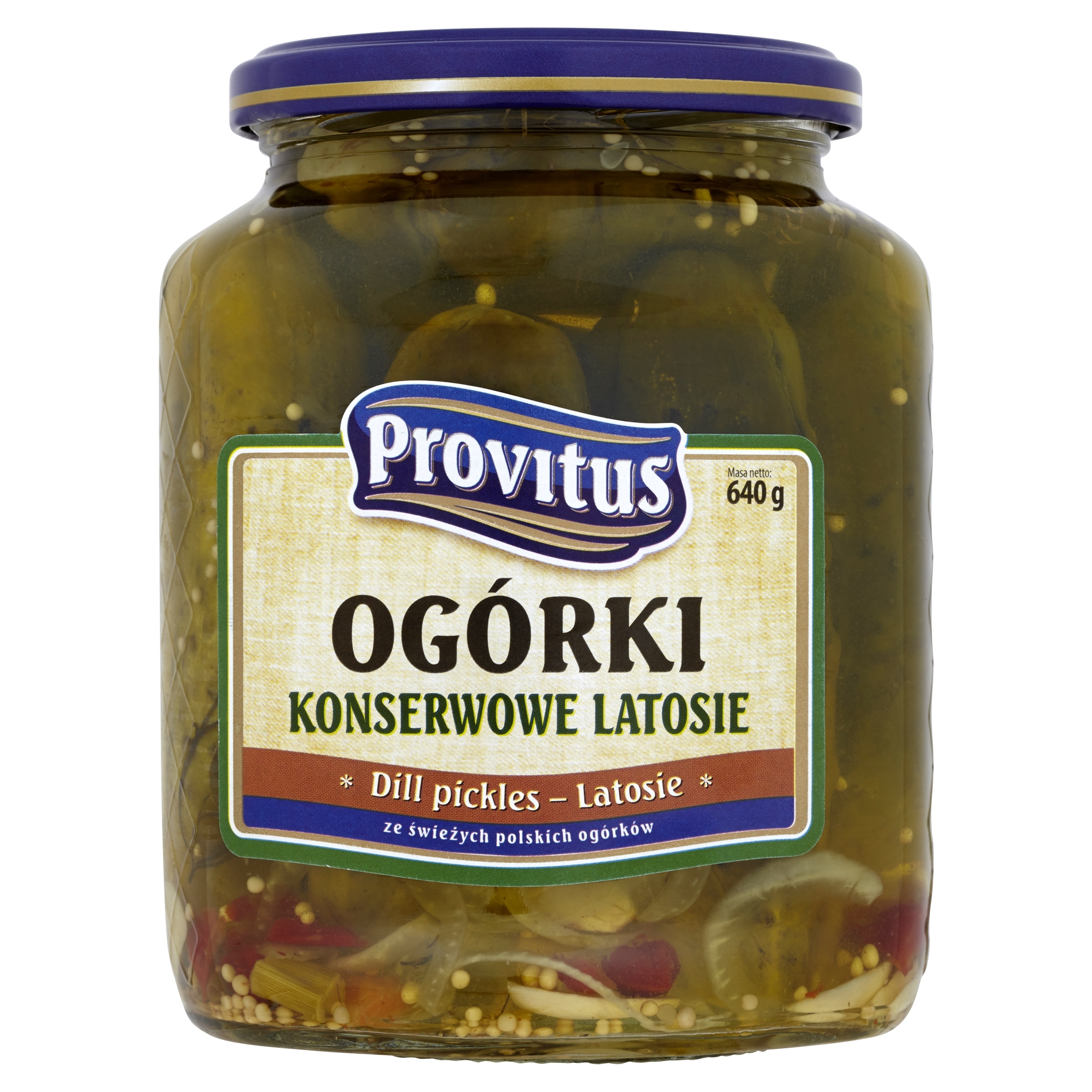 Levně Konzervované letní okurky provitus 640 g