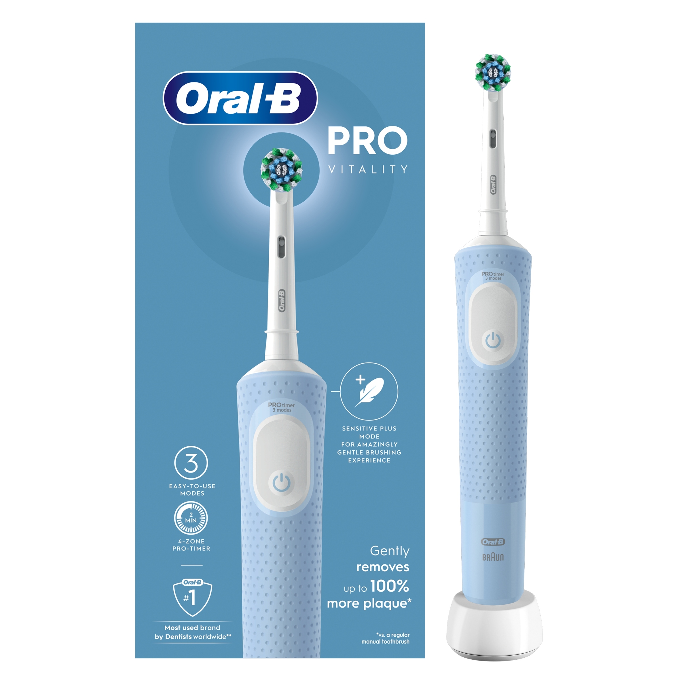 Szczoteczka Oral-B Vitality Pro D103 CrossAction Niebieska