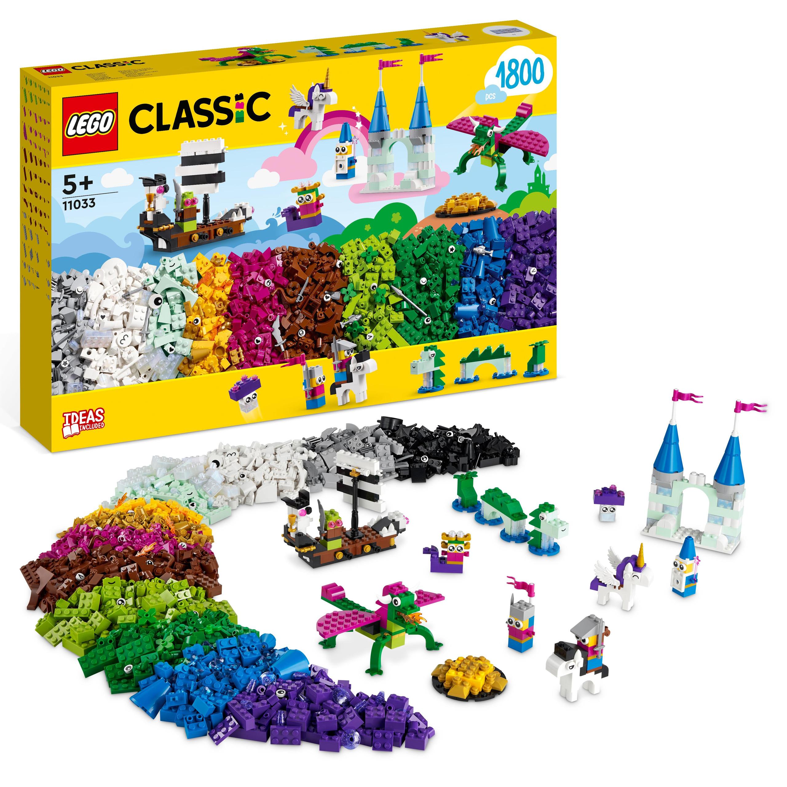 Lego 11033 Classic Kreativní vesmír fantazie Mnoho barevných kostek