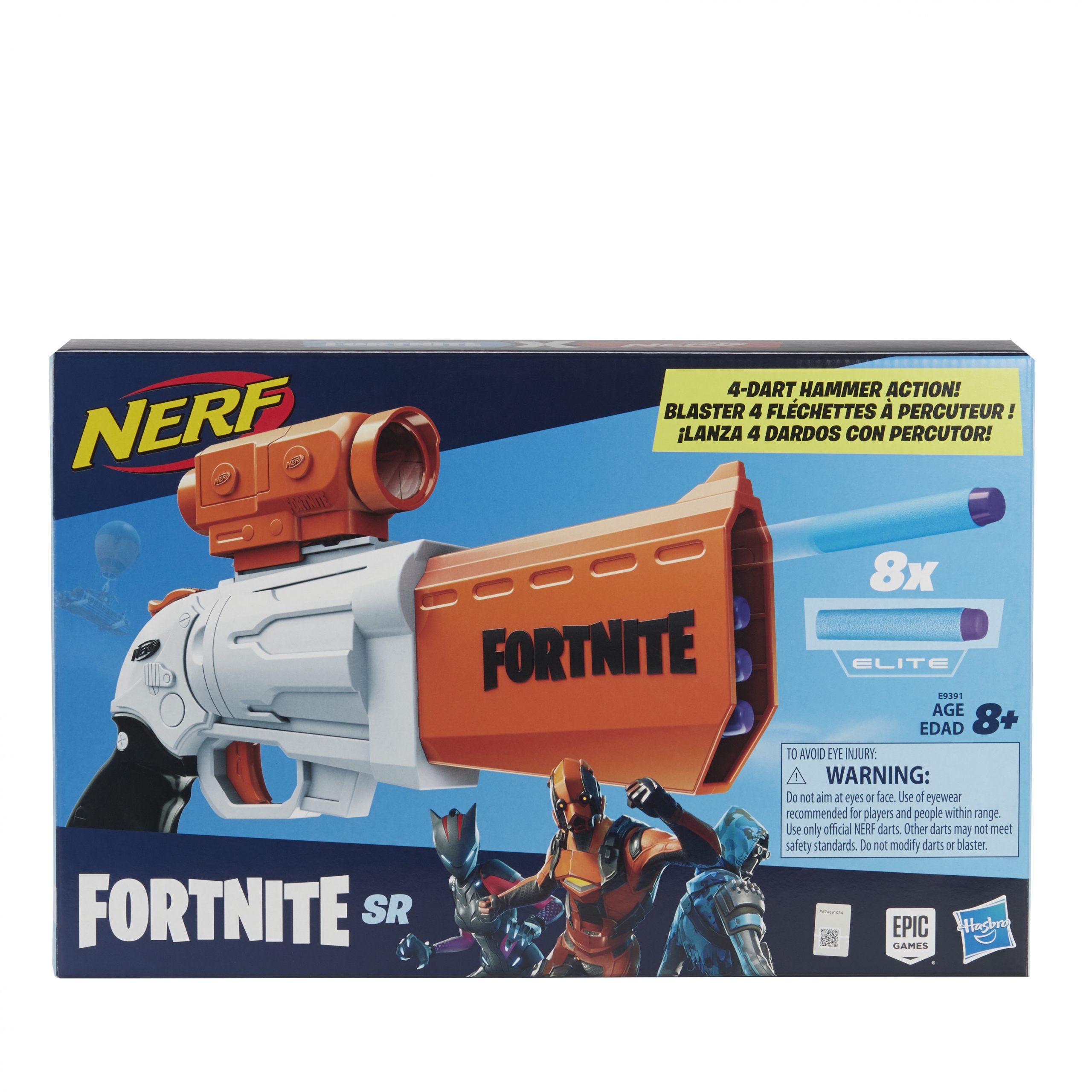 

Nerf Wyrzutnia Fortnite Sr z celownikiem E9391