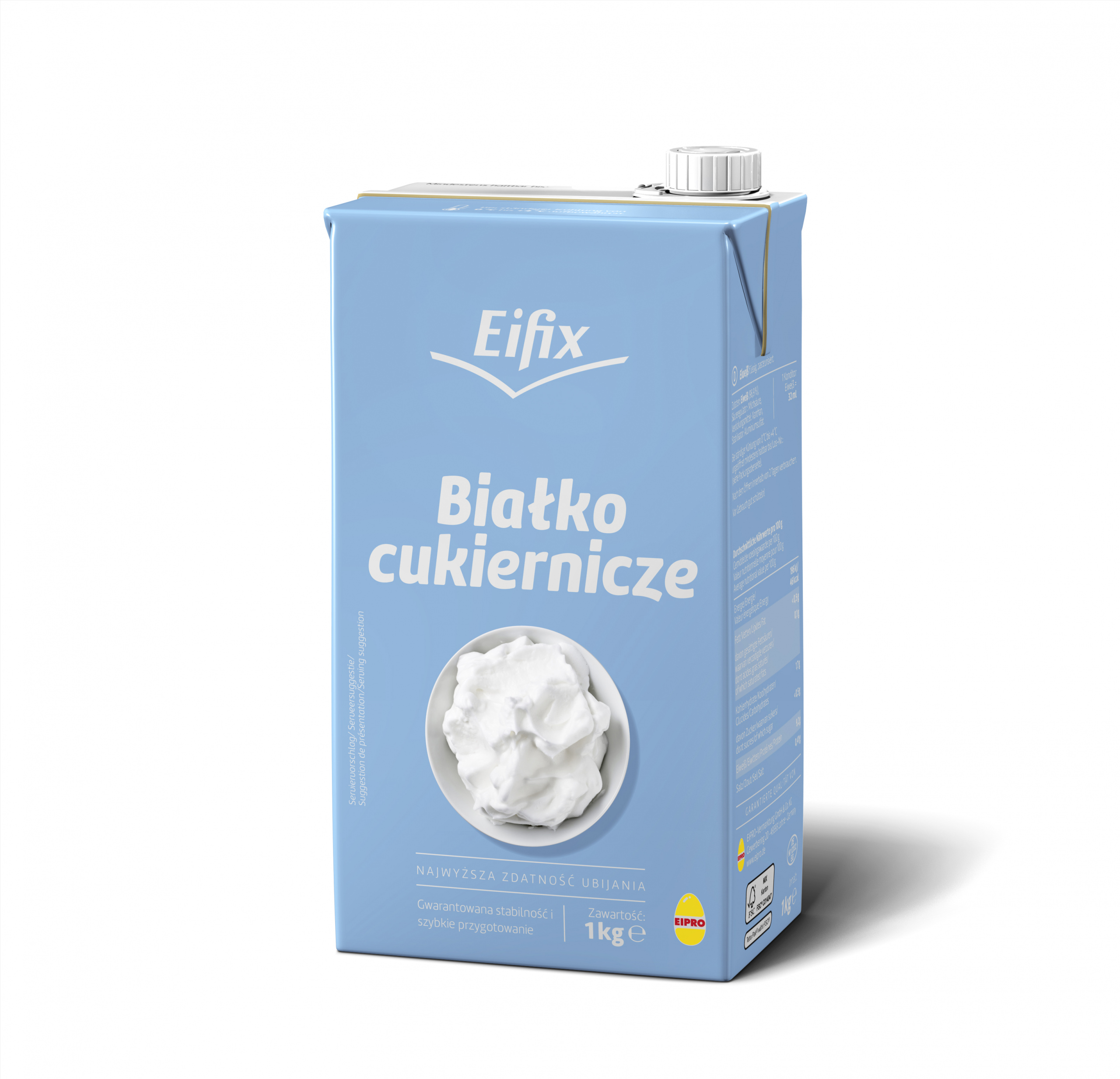 Levně Pasterizovaný cukrářský protein 1 kg Eifix