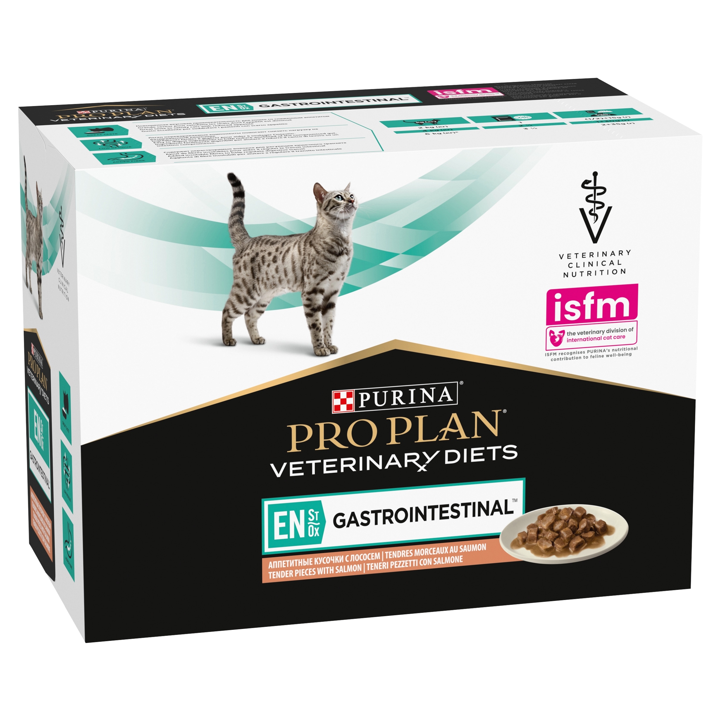 Krmivo pro kočky Purina Pro Plan Gastrointestinal losos 85 g x 10 ks
