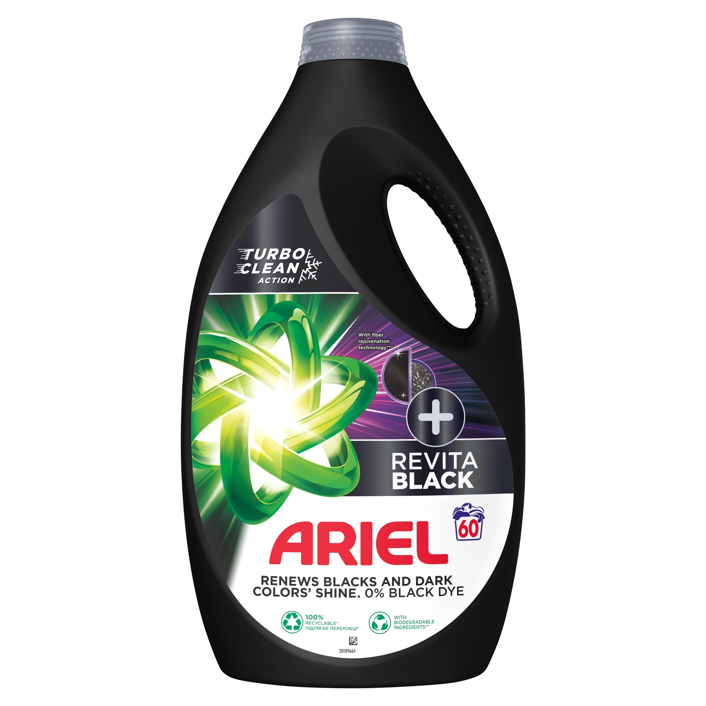 Levně Ariel Tekutý Prací Prostředek, 60 Praní, +Revitablack