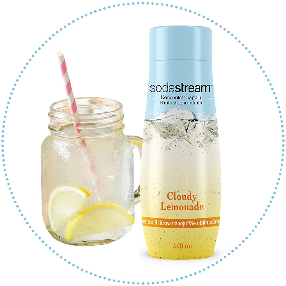 Syrop koncentrat Soda Stream Cloudy Lemonade 440ml Marka SodaStream