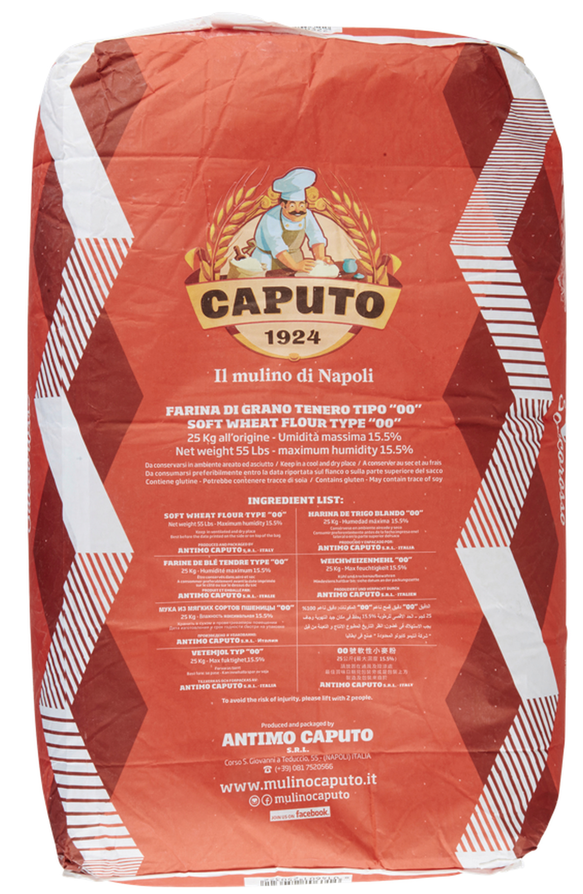 Levně 1X Caputo Farina 00 Sacco Rosso 25 kg