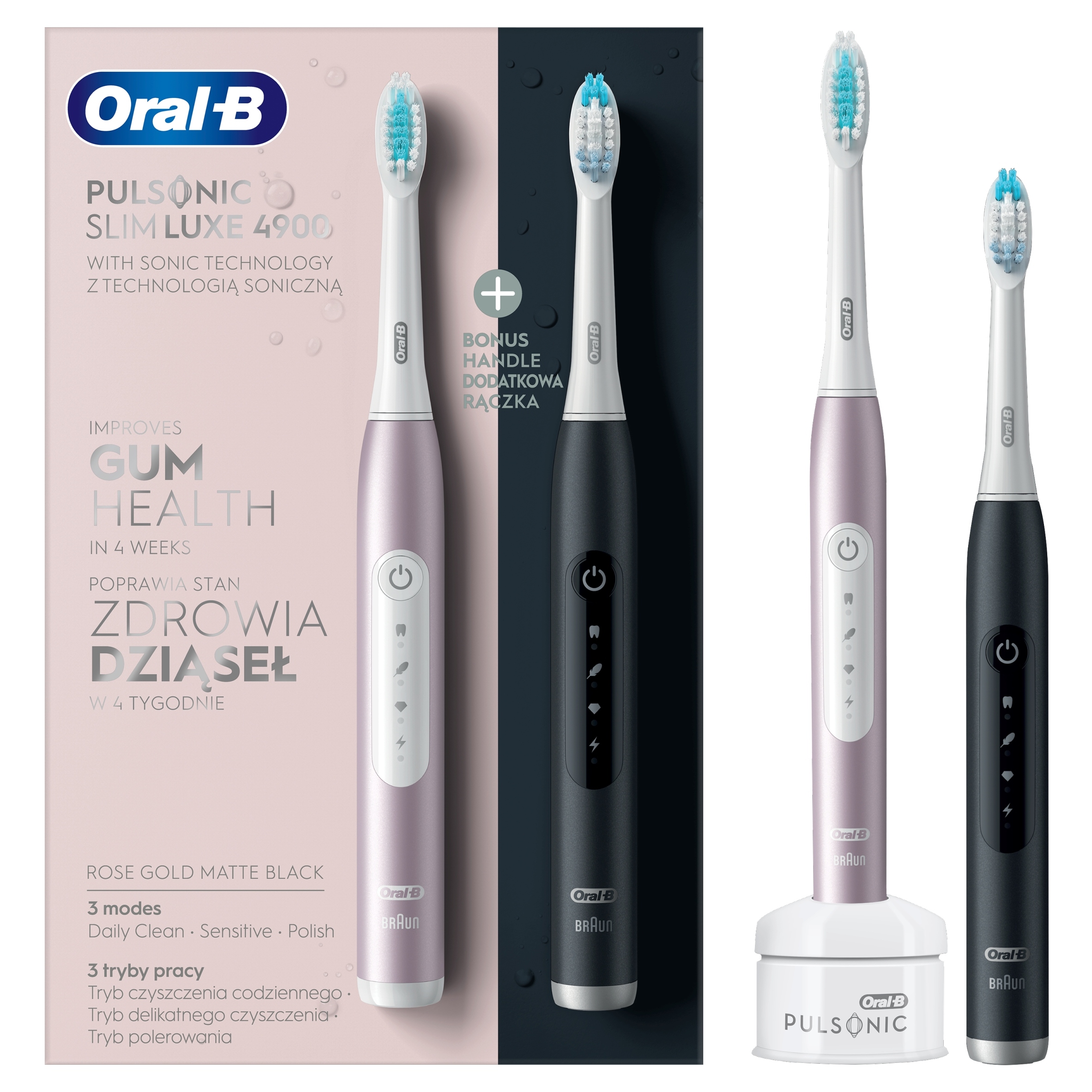 Oral-B Pulsonic Slim Luxe 4900 Szczoteczki elektryczne