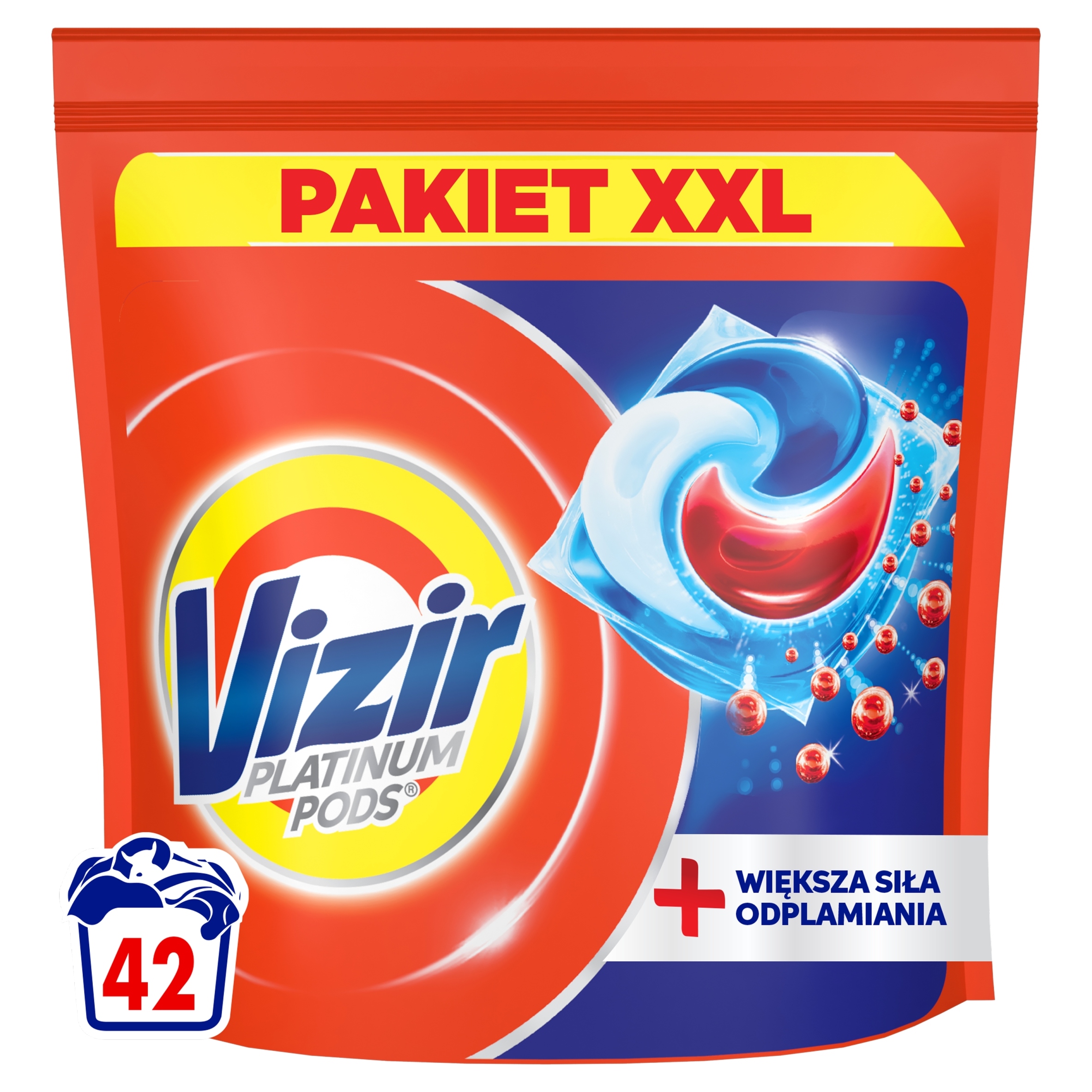 Kapsle na praní Vizir Platinum Pods 42 ks
