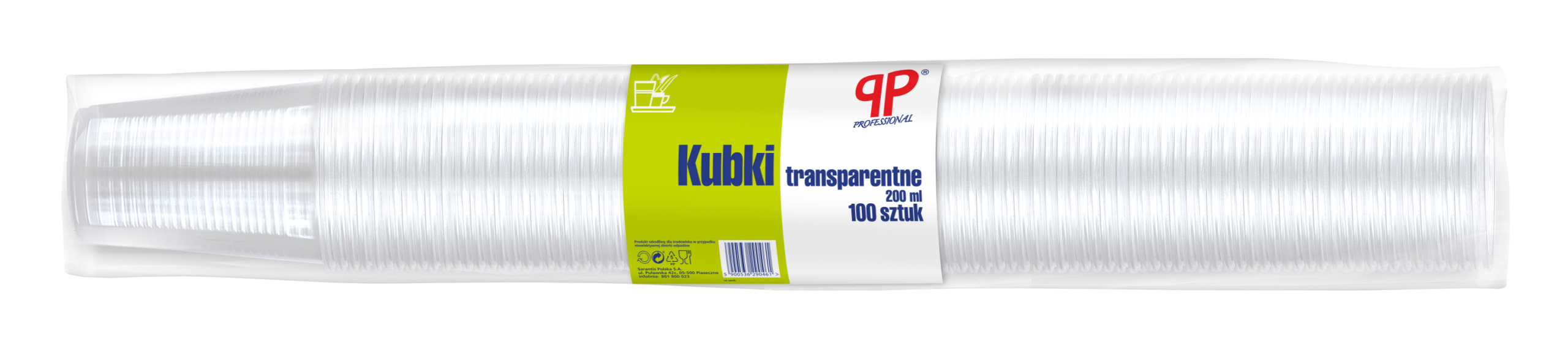 

Jednorazowe Kubki Transparentne 200 ml 100 szt