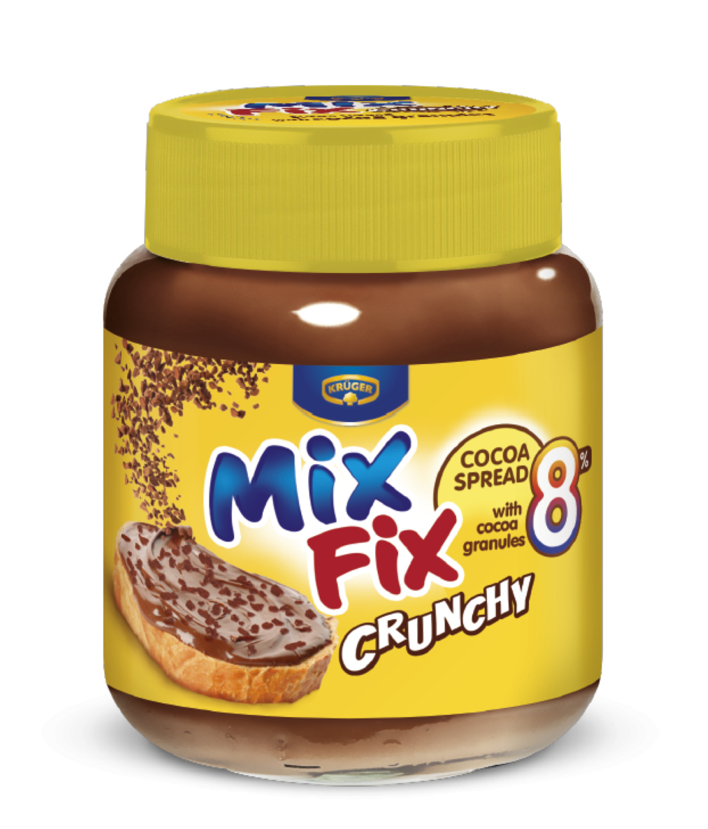 3X Kruger krém Mix Fix kakaový s kakaovými granulemi 350 g