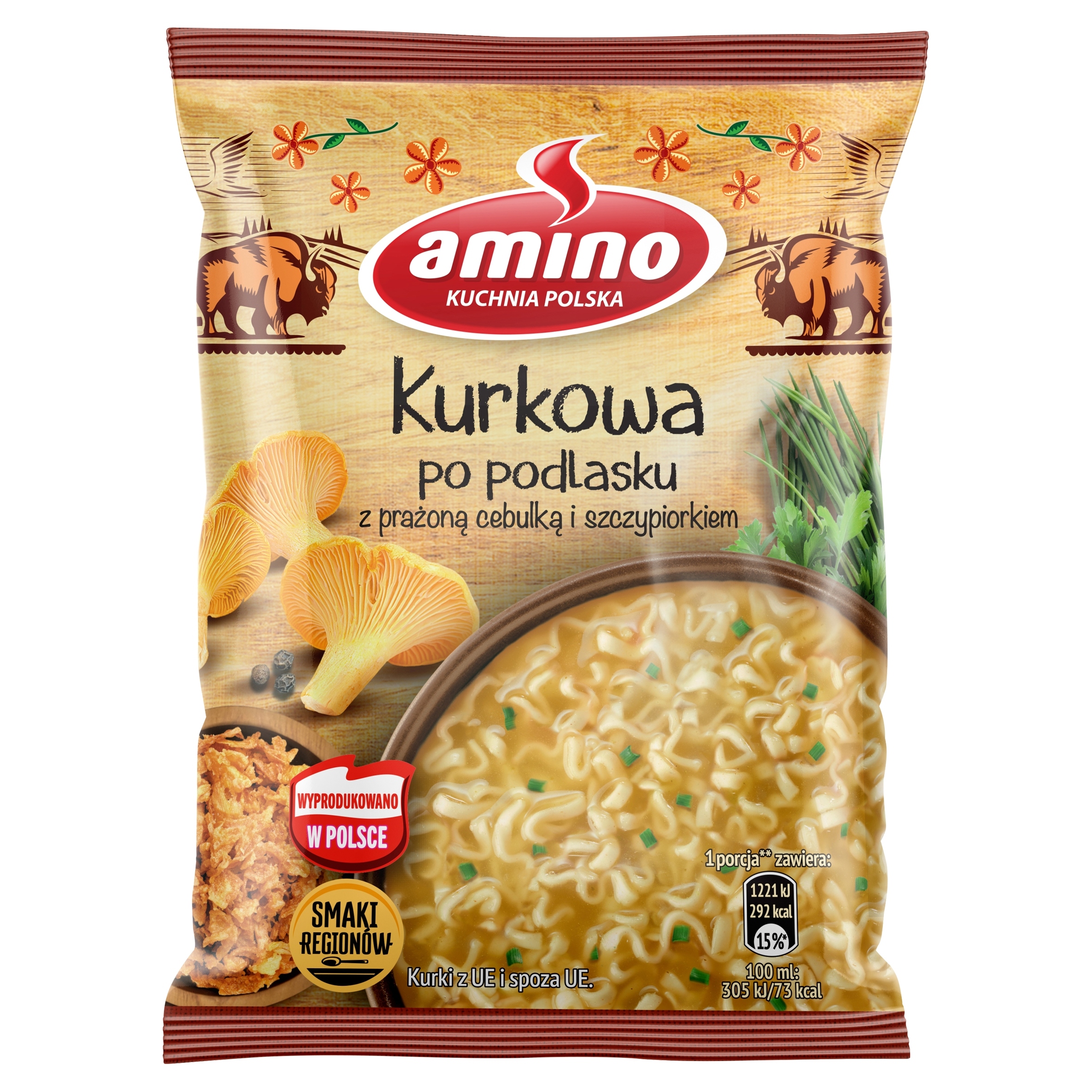 Levně 13 x Amino Blesková Polévka Amino Kurková 61G