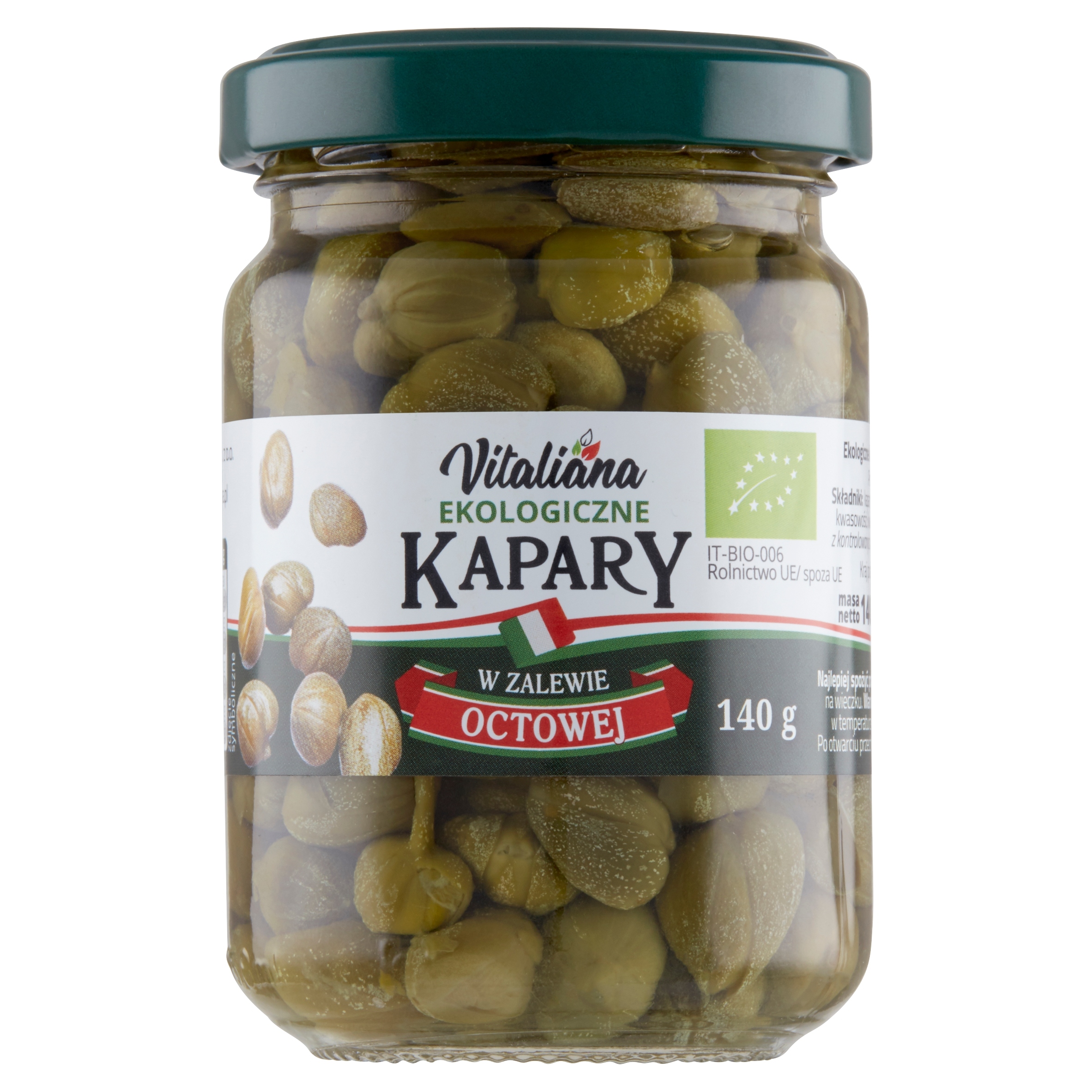Levně Kapary Marinované Bio 140 g Vitaliana