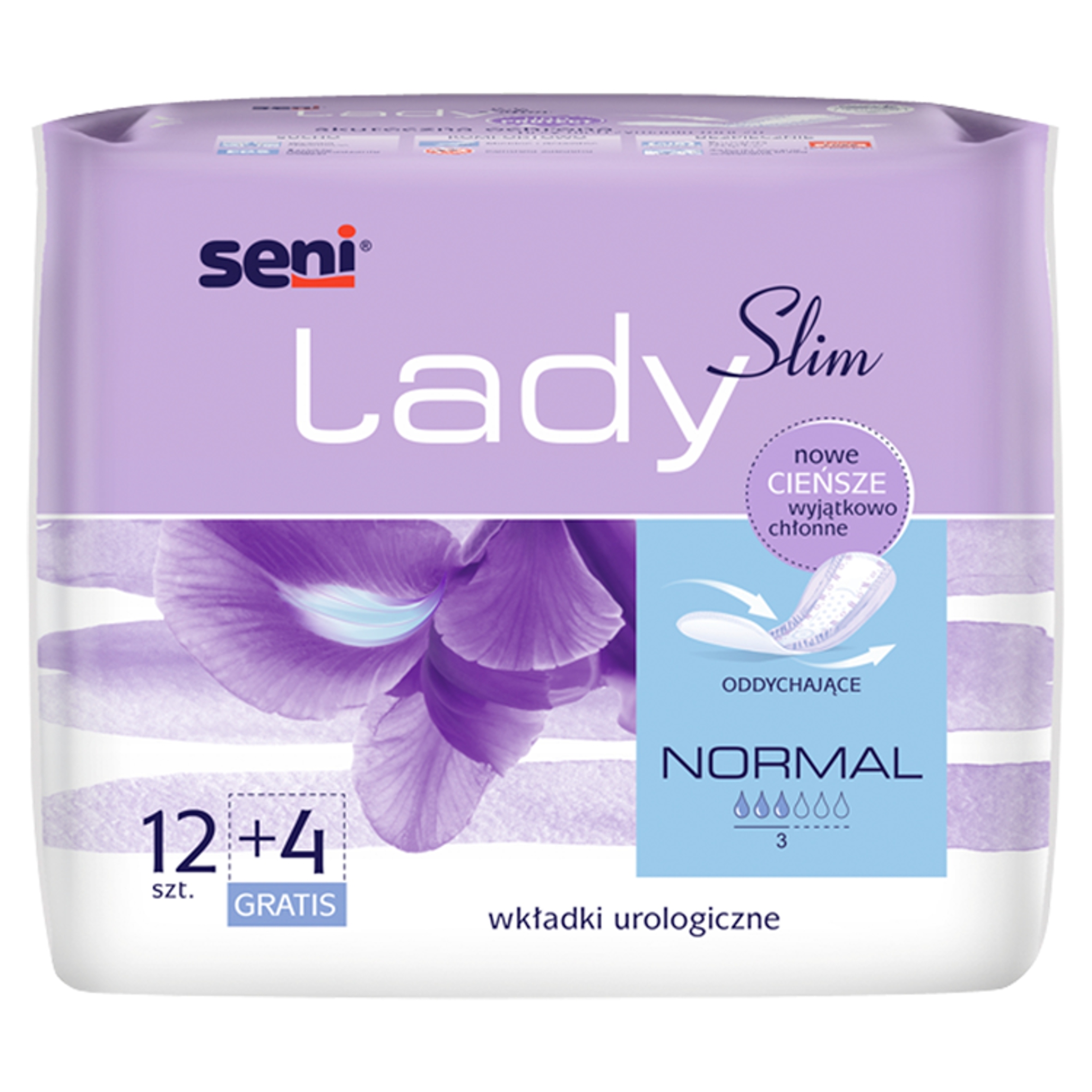 

Seni Lady Slim Normal wkładki urologiczne 16 sztuk