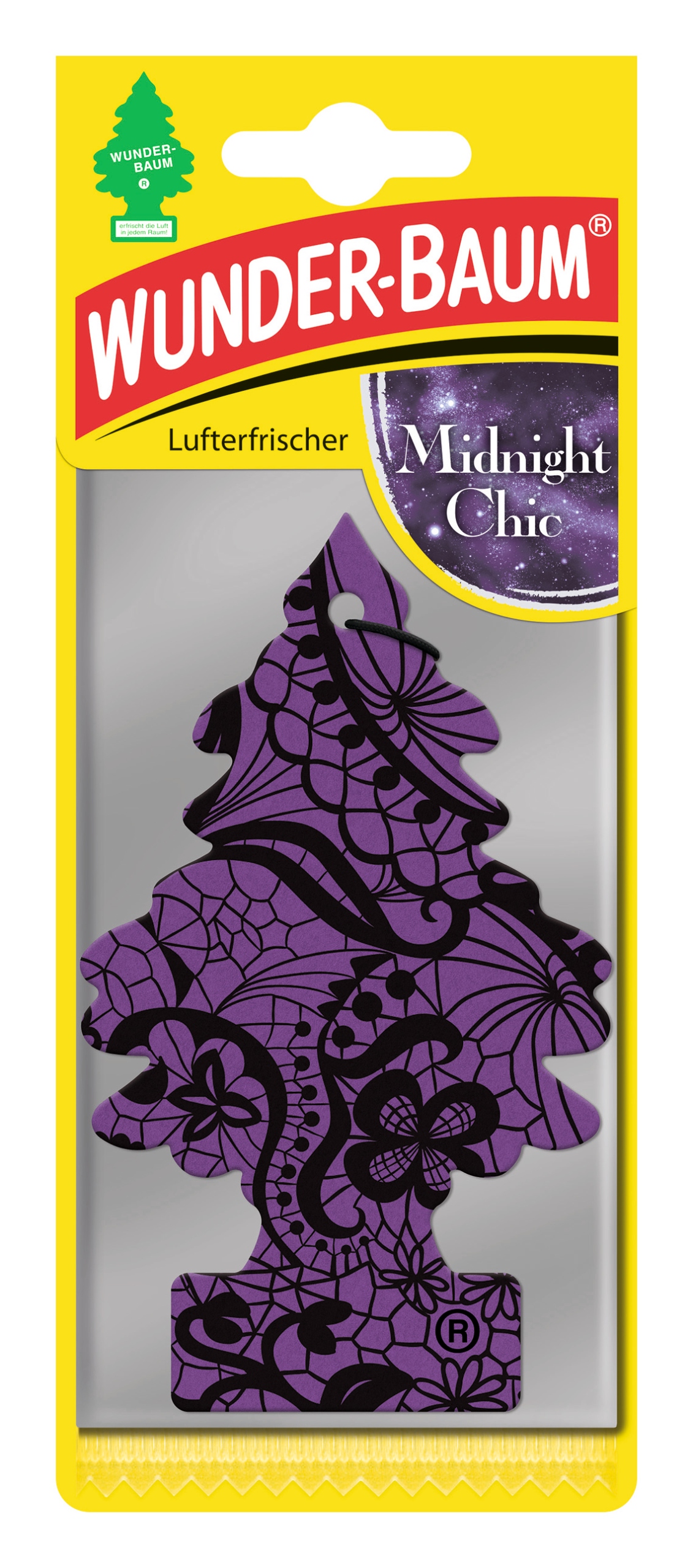 Wunder-Baum Choinka papierowy zapach samochodowy Midnight Chic