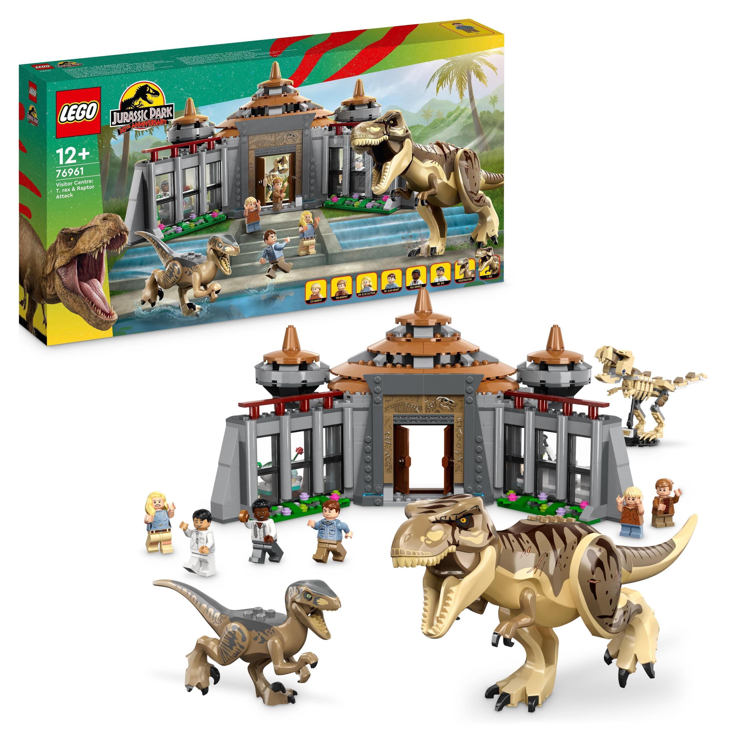 Lego Jurassic World 76961 Návštěvnické centrum: útok T-rexe a raptora