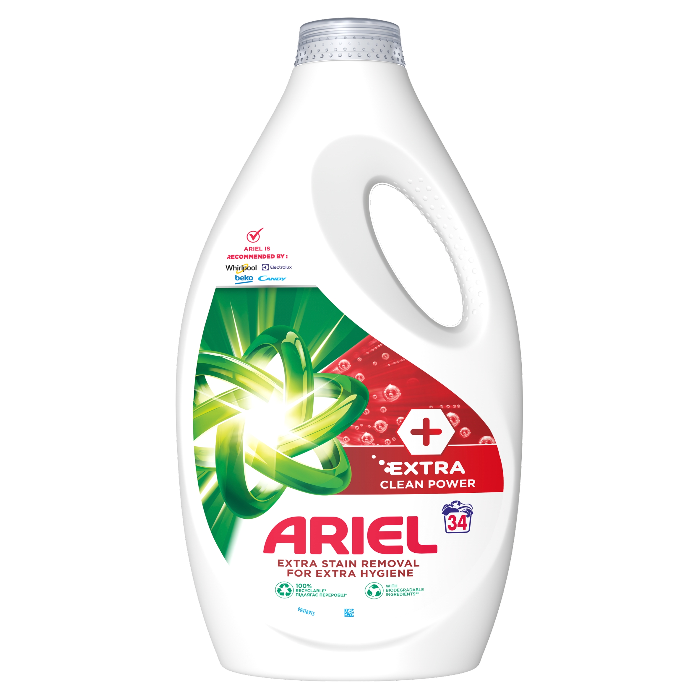Levně Ariel Tekutý Prací Prostředek, 34 Praní, Extra Clean Power
