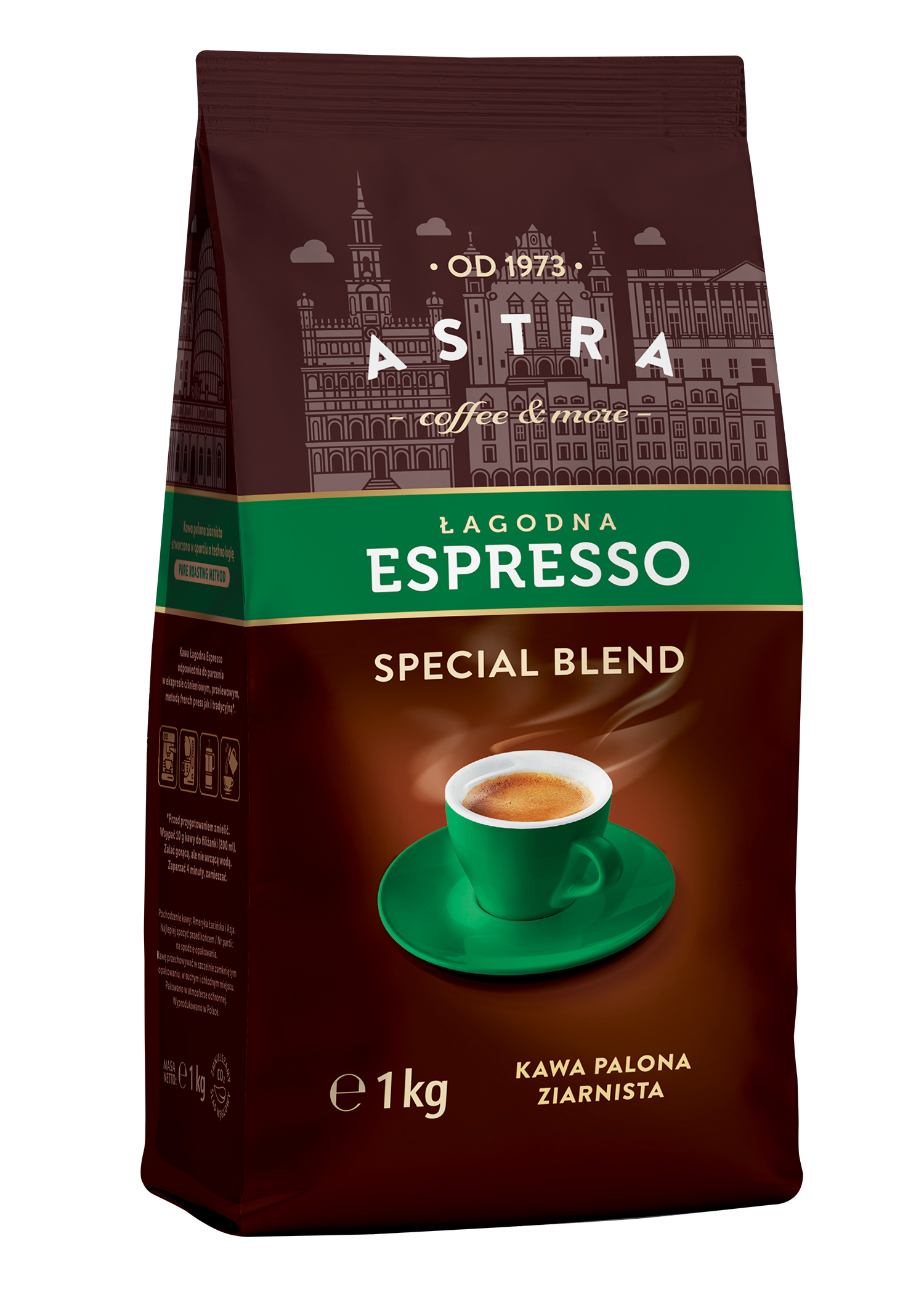 Levně Astra mild espresso Káva 1kg