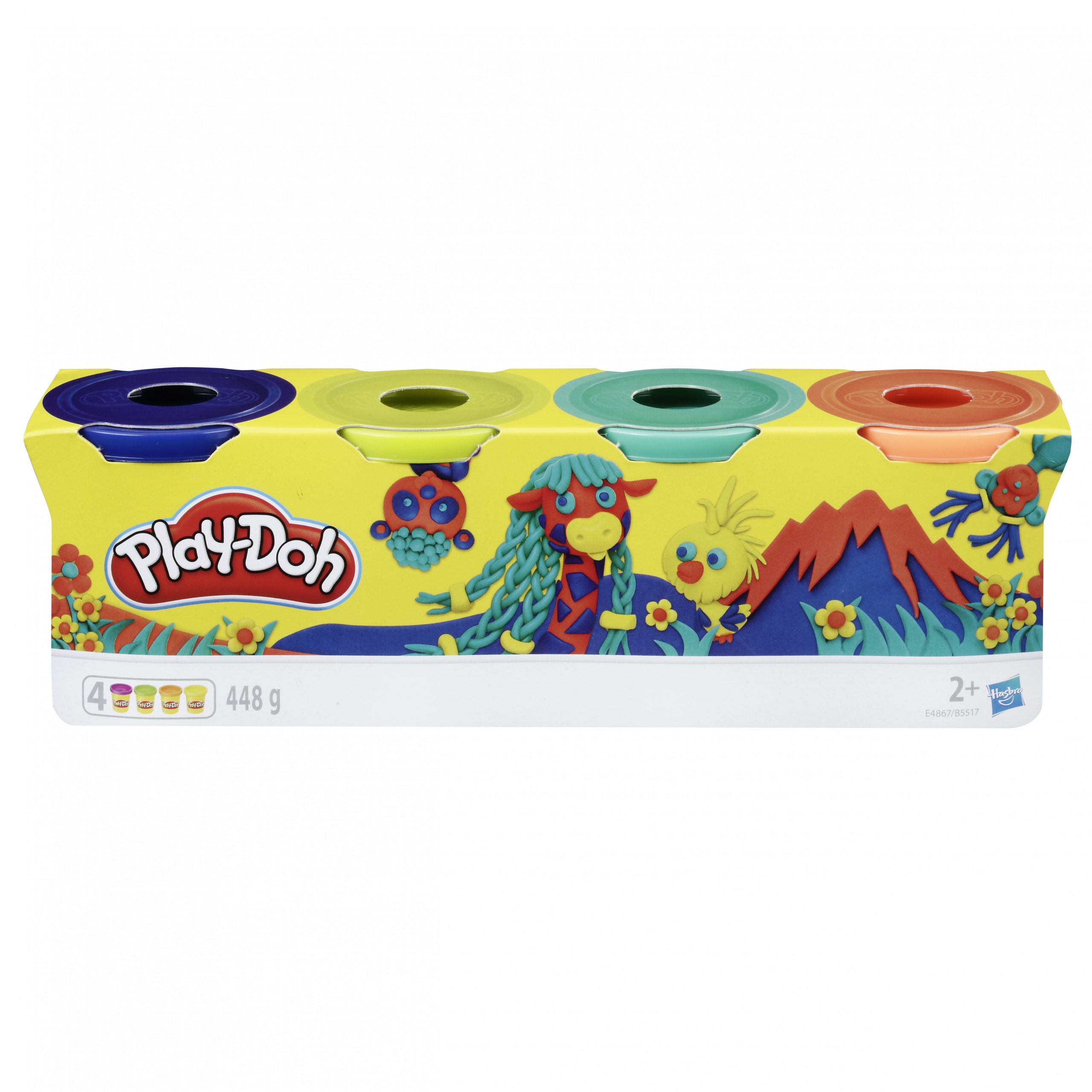 

ciastolina playdoh Play-Doh Tuby 4 pak