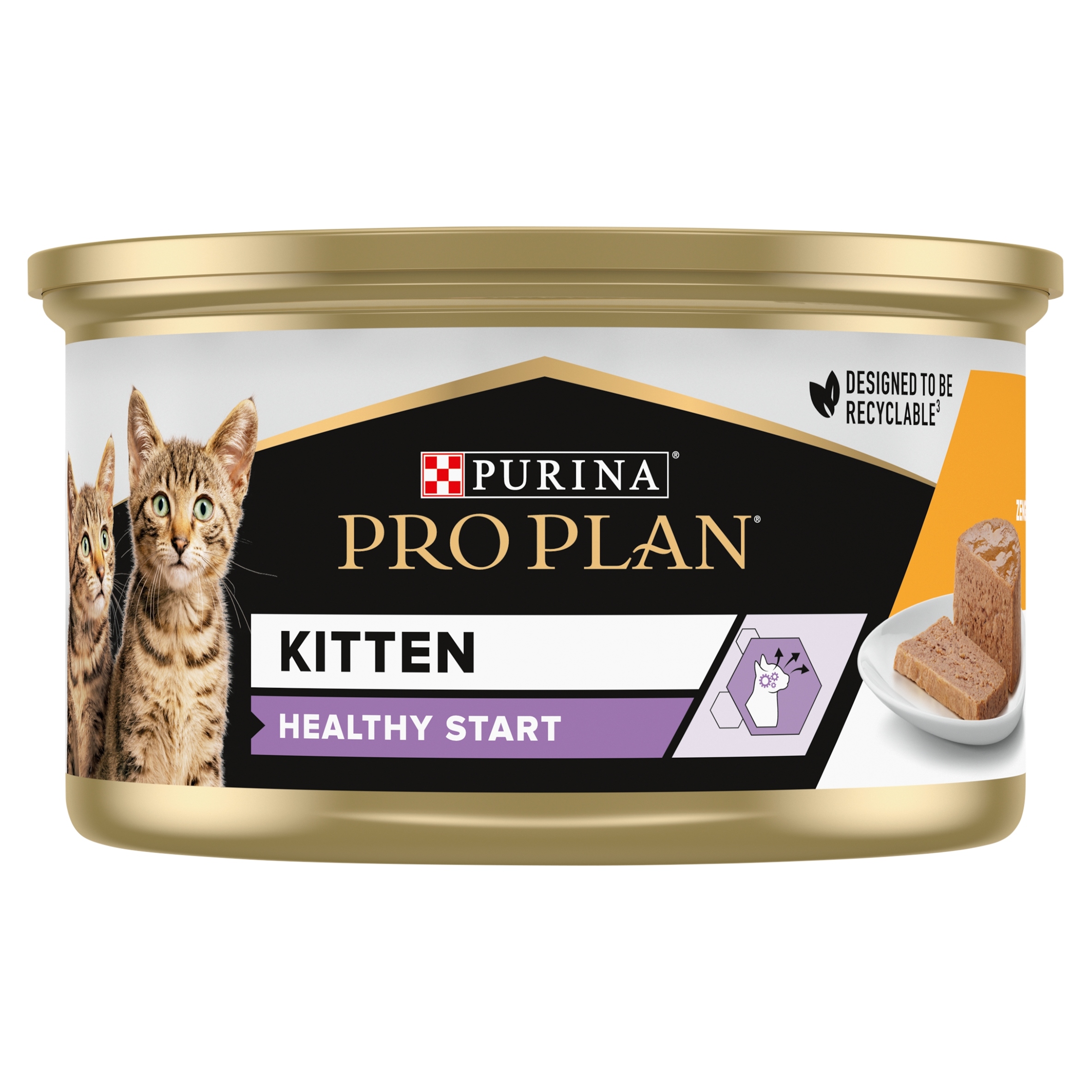 Levně 13X Purina Pro Plan Kitten Pěna Kuře 85 g