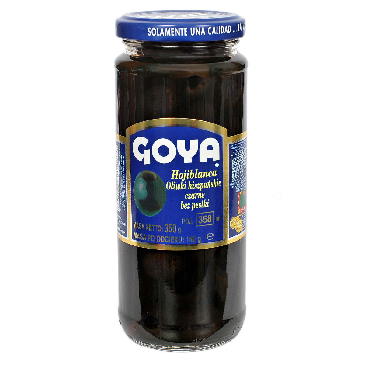 Levně Goya španělské olivy černé bez pecek 358 ml