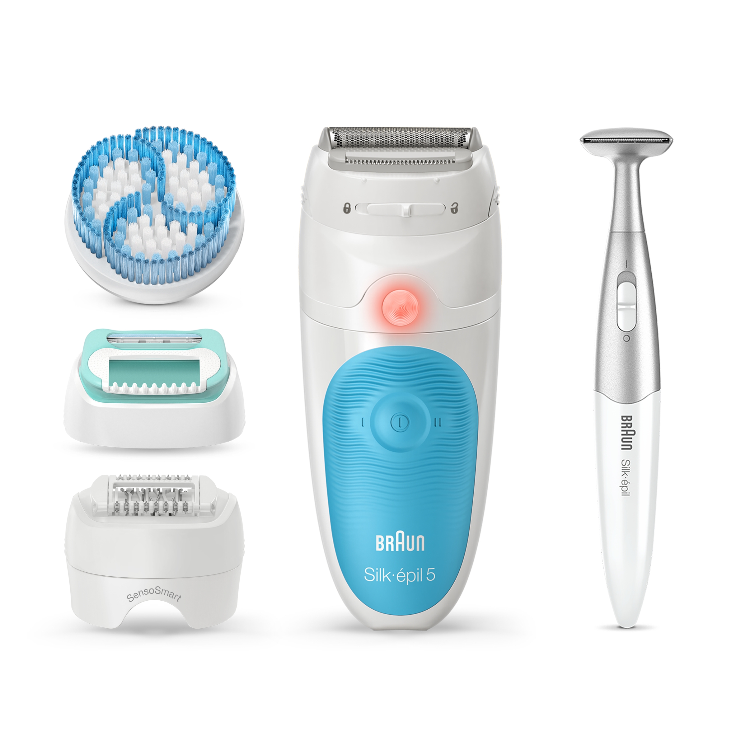 Depilátor Braun Silk-epil 5 SensoSmart Wet&dry+ Holicí Strojek Zastřihovač 5