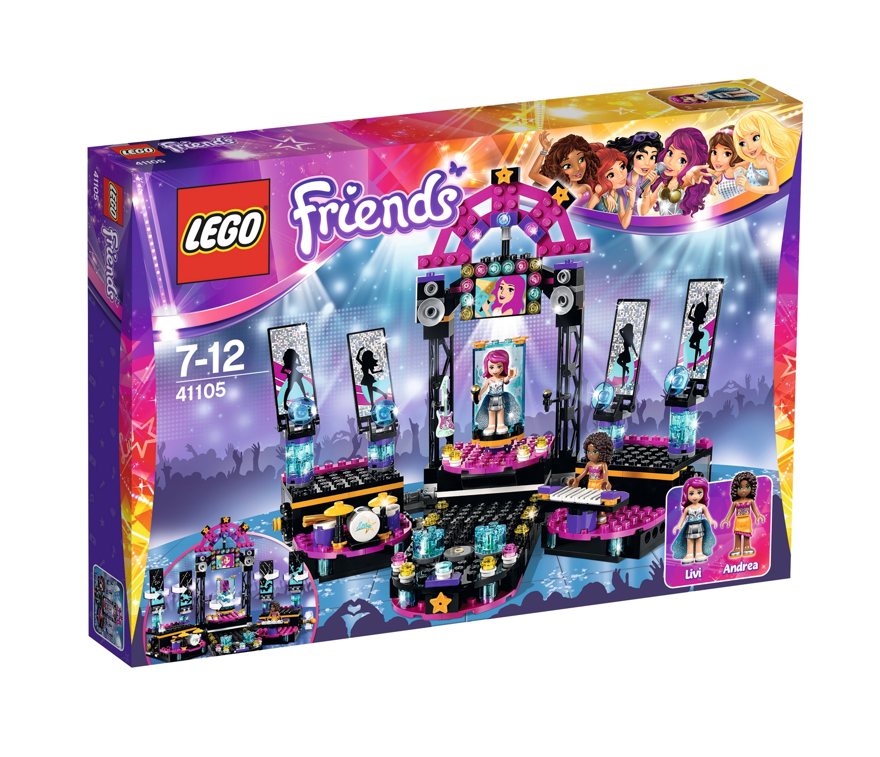 Lego Friends 41105 Pódium pro vystoupení popových hvězd