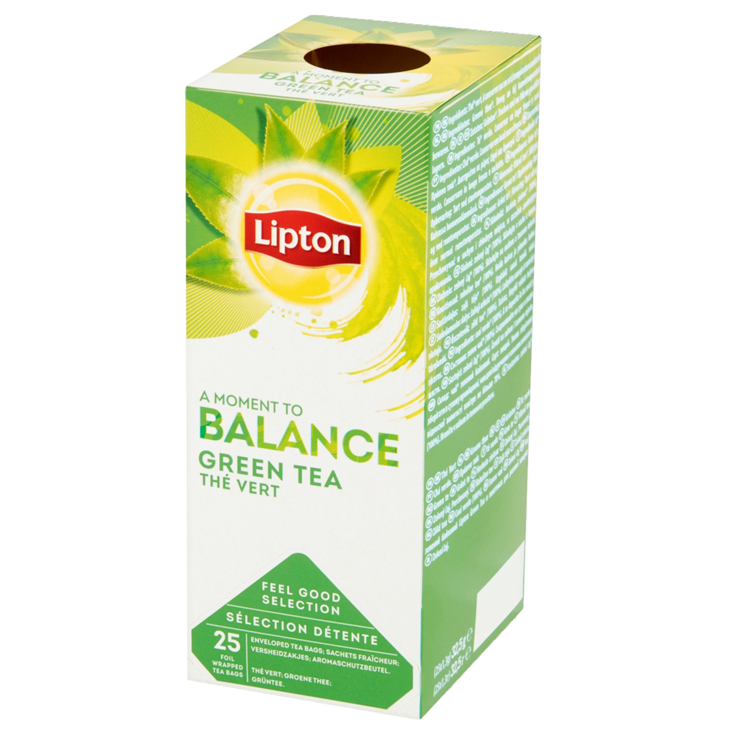 Levně Lipton Classic Green Tea Pure Čaj zelený 32,5 g (25 obálek)
