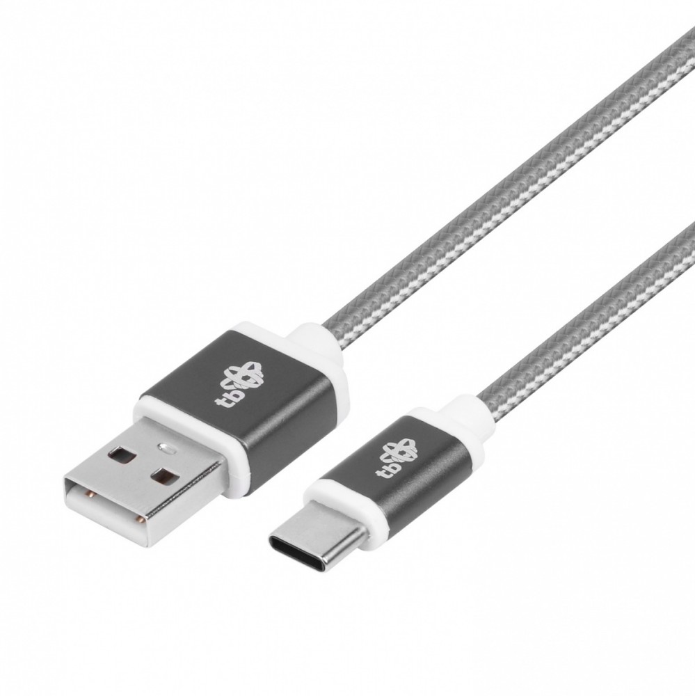 

Tb Kabel usb-usb C 1.5m szary sznurek