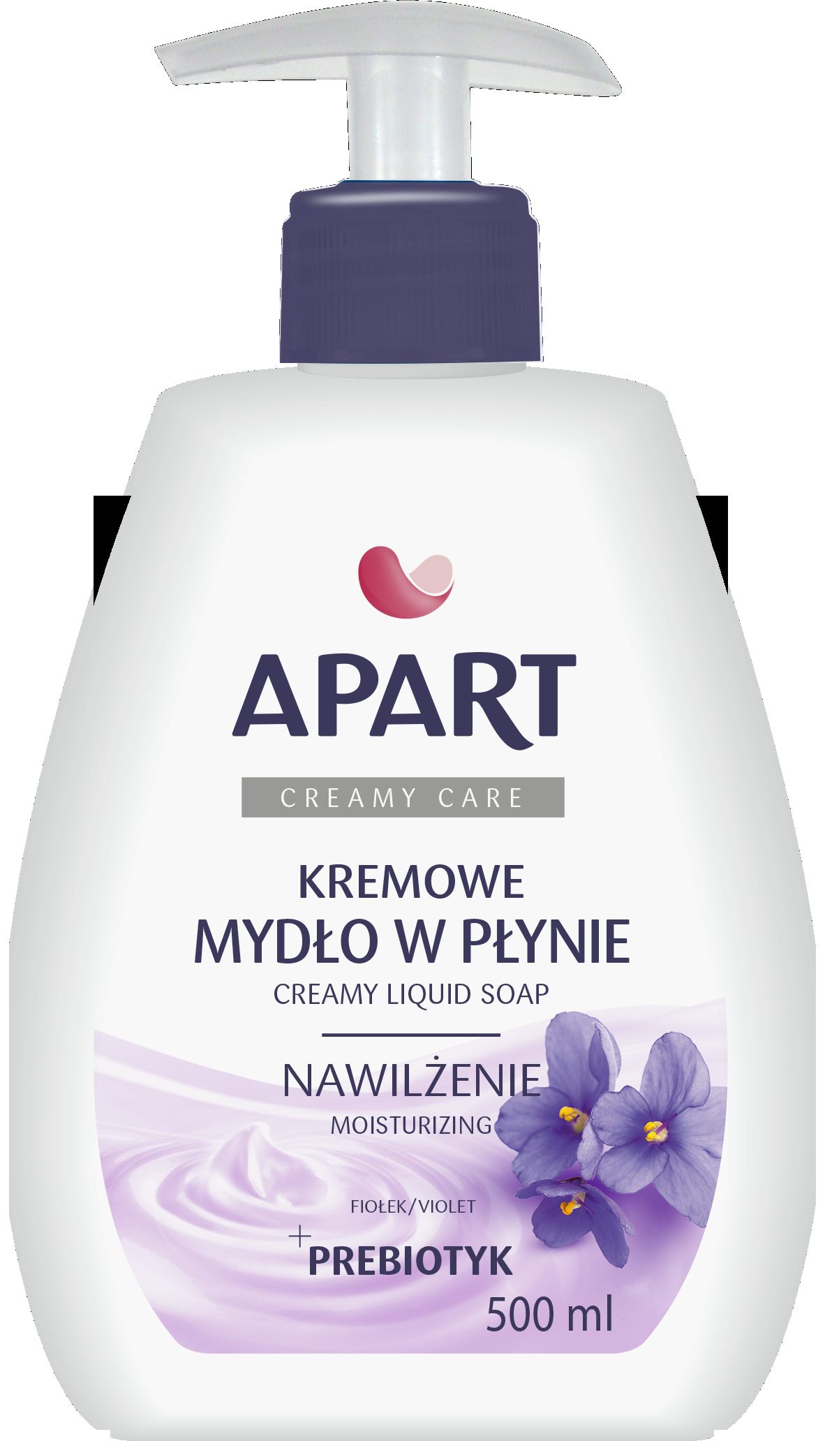 Levně 7X Apart Creamy Care Tekuté mýdlo Fialka 500 ml