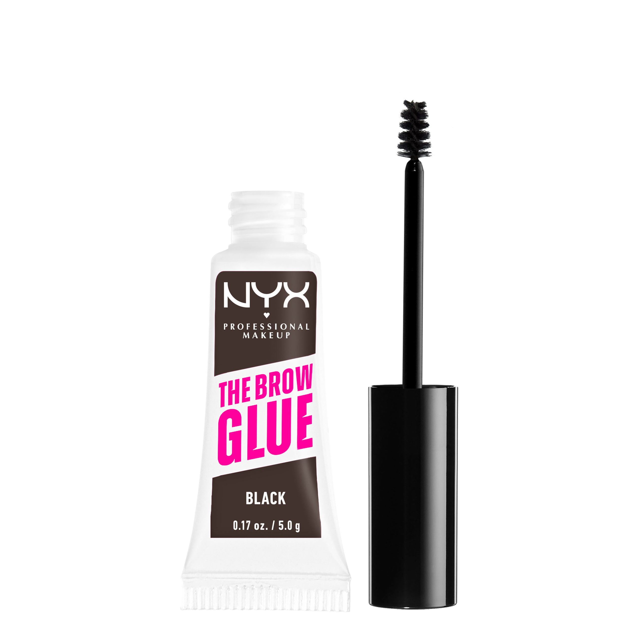Nyx Professional MakeUp The Brow Glue lepidlo na obočí 5 g 05 Black 1 ks